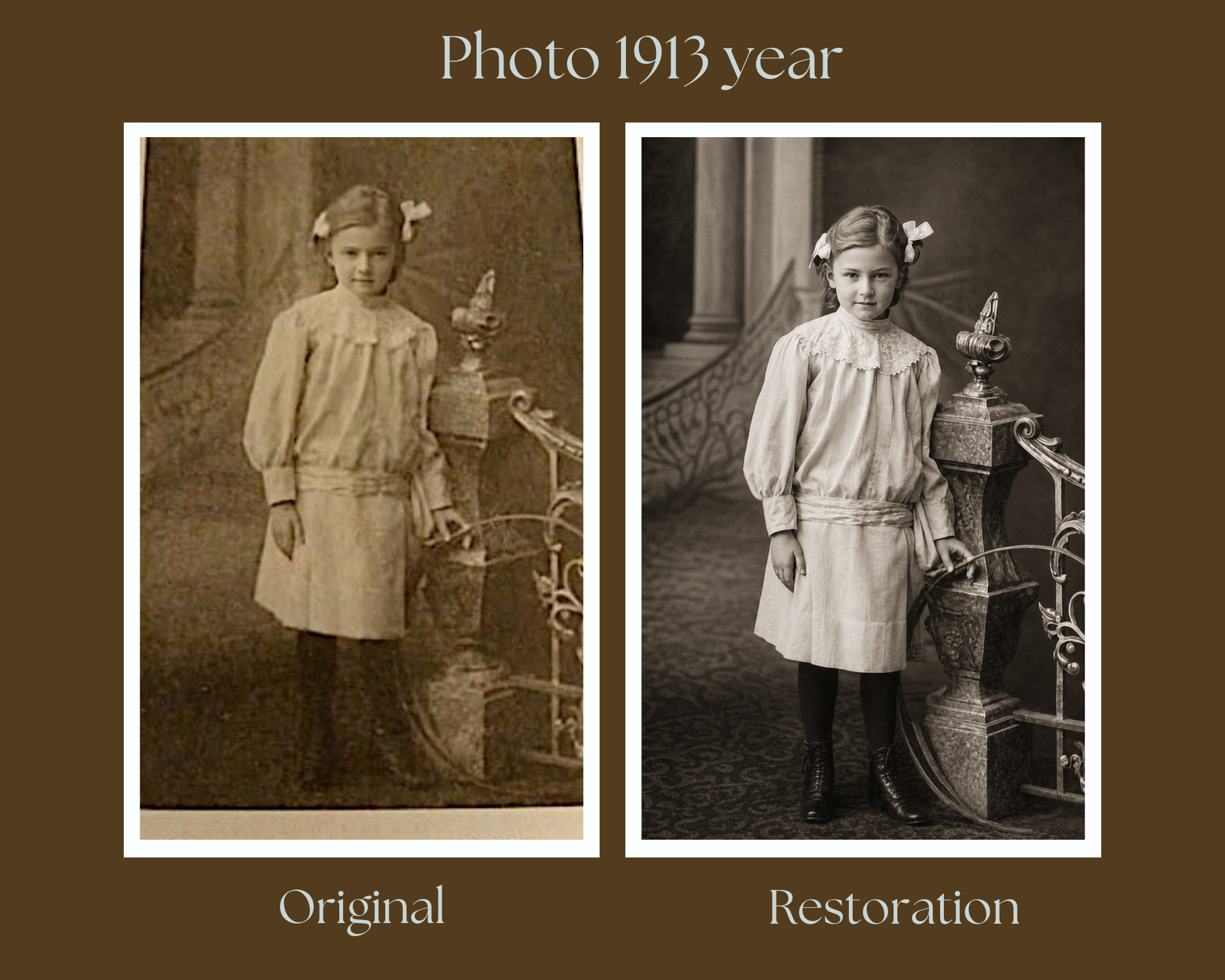 Restauration de photos. Photographe de famille à Montréal Ewa Molchanovskaya