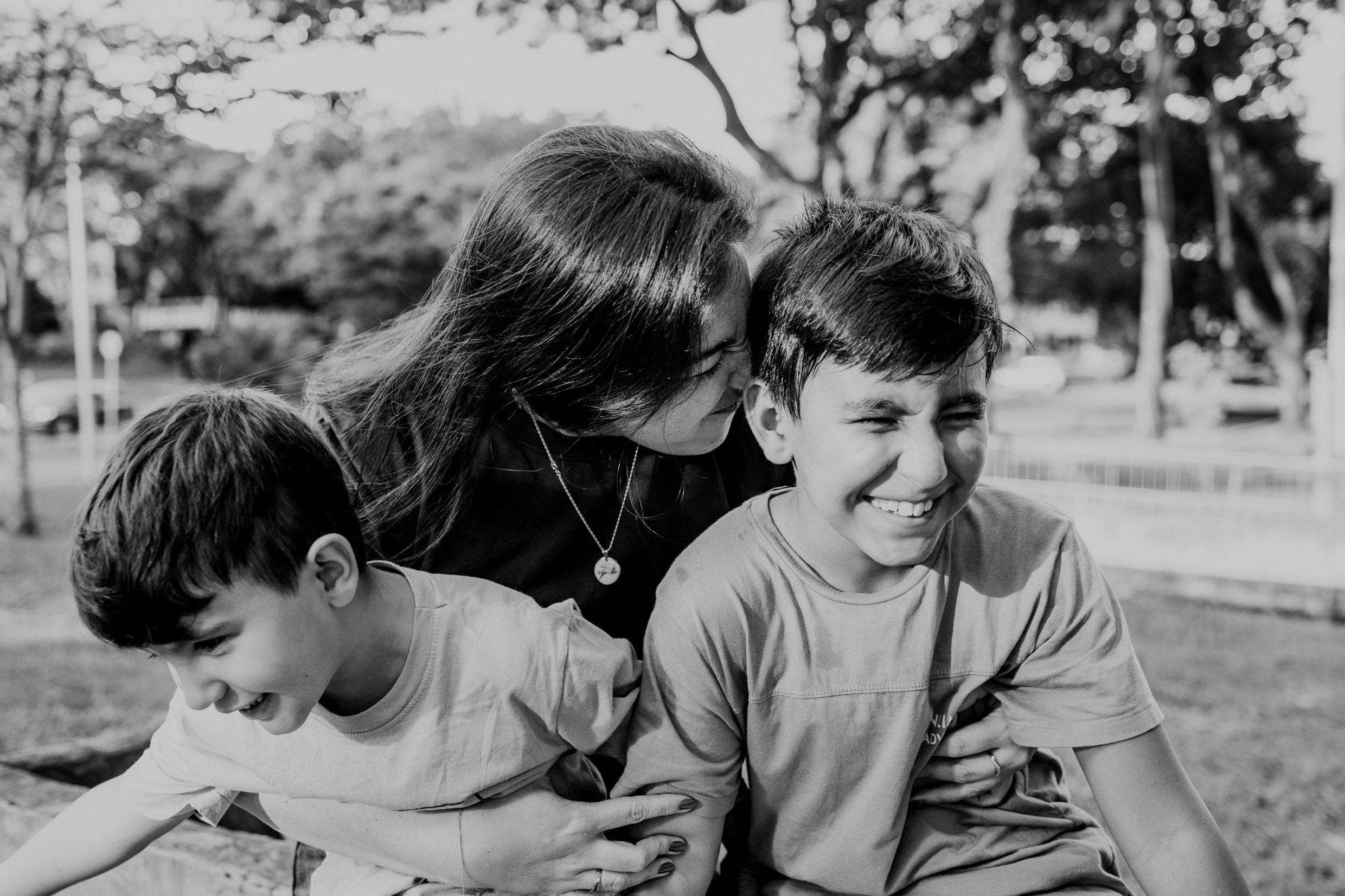 Ensaio mãe e filhos em Brasília, Asa Norte | Fotografia de Família
