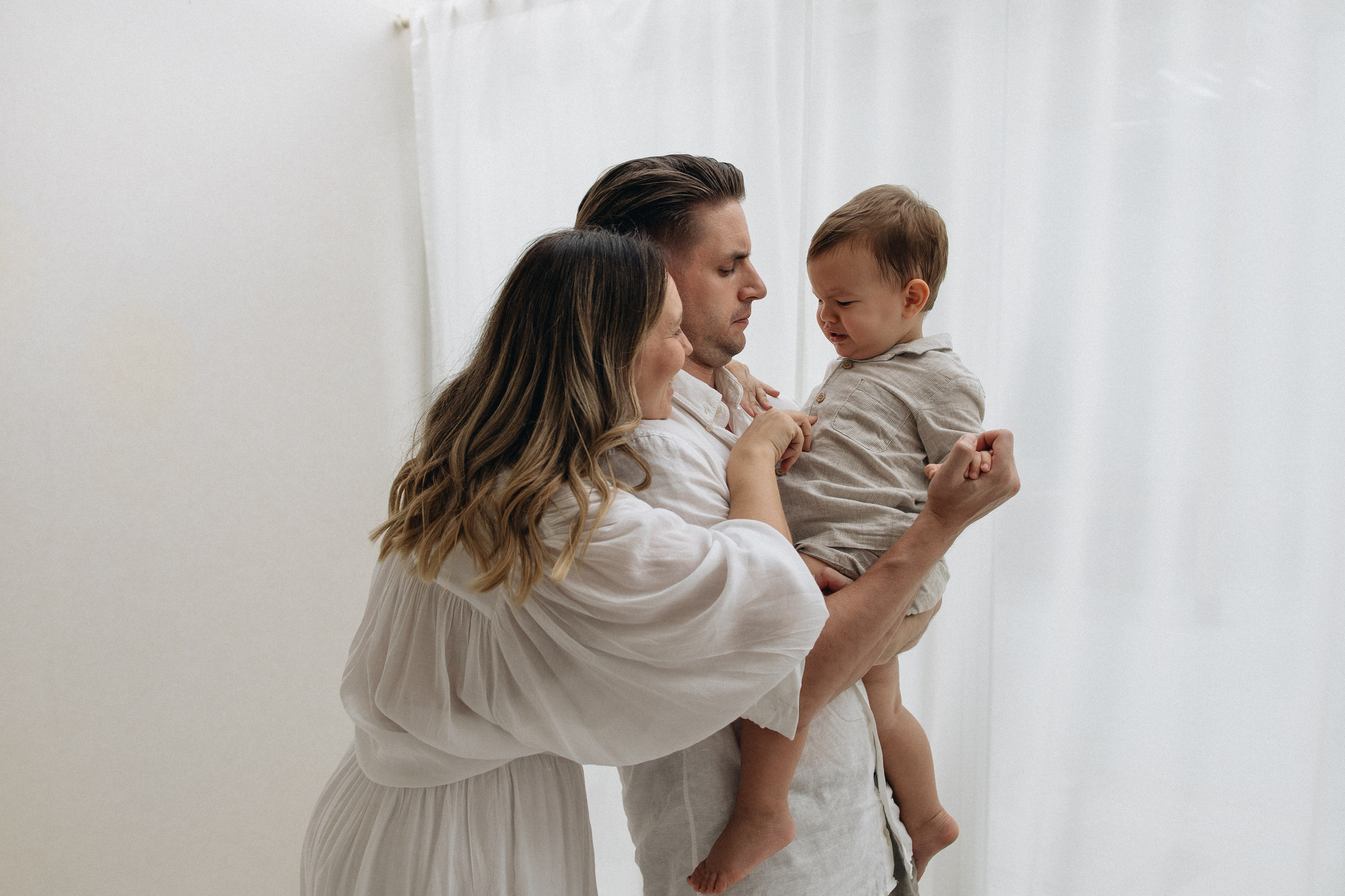 At the studio. Family and wedding photographer in Bangkok, Thailand