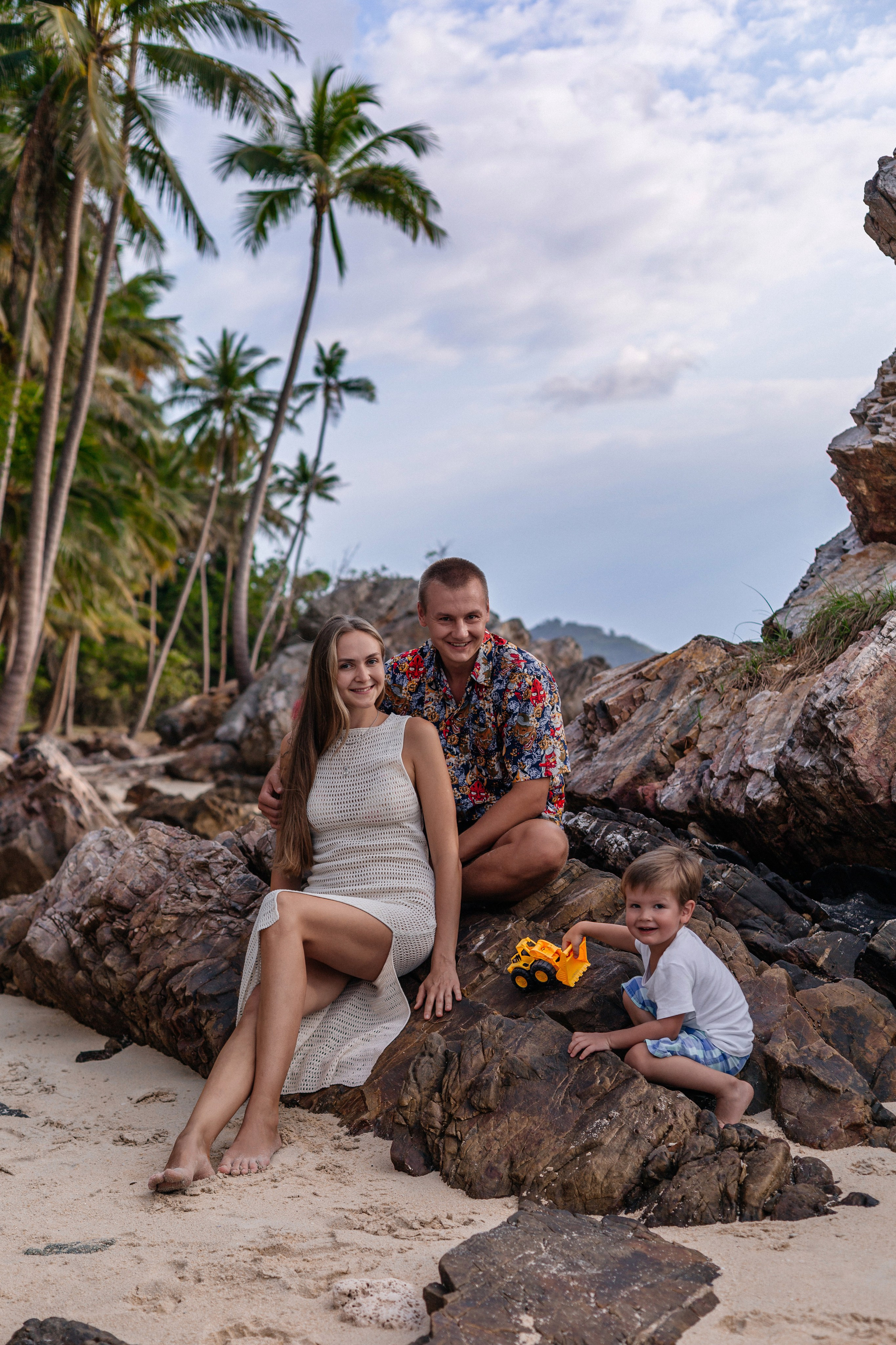 Professional family photoshoot on Koh Samui
