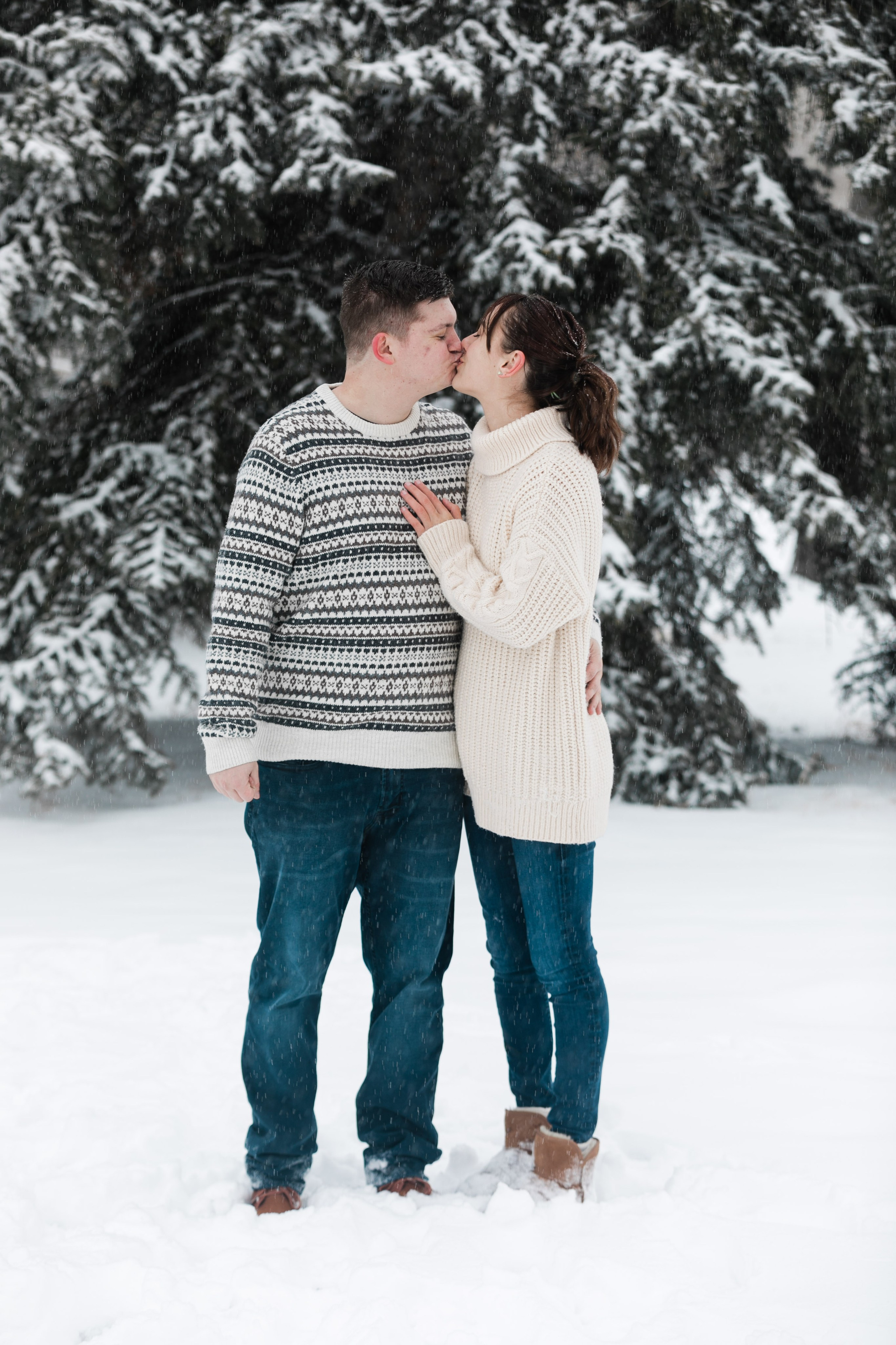 Zacher Winter Family Photos. Fotografía accesible en Calgary