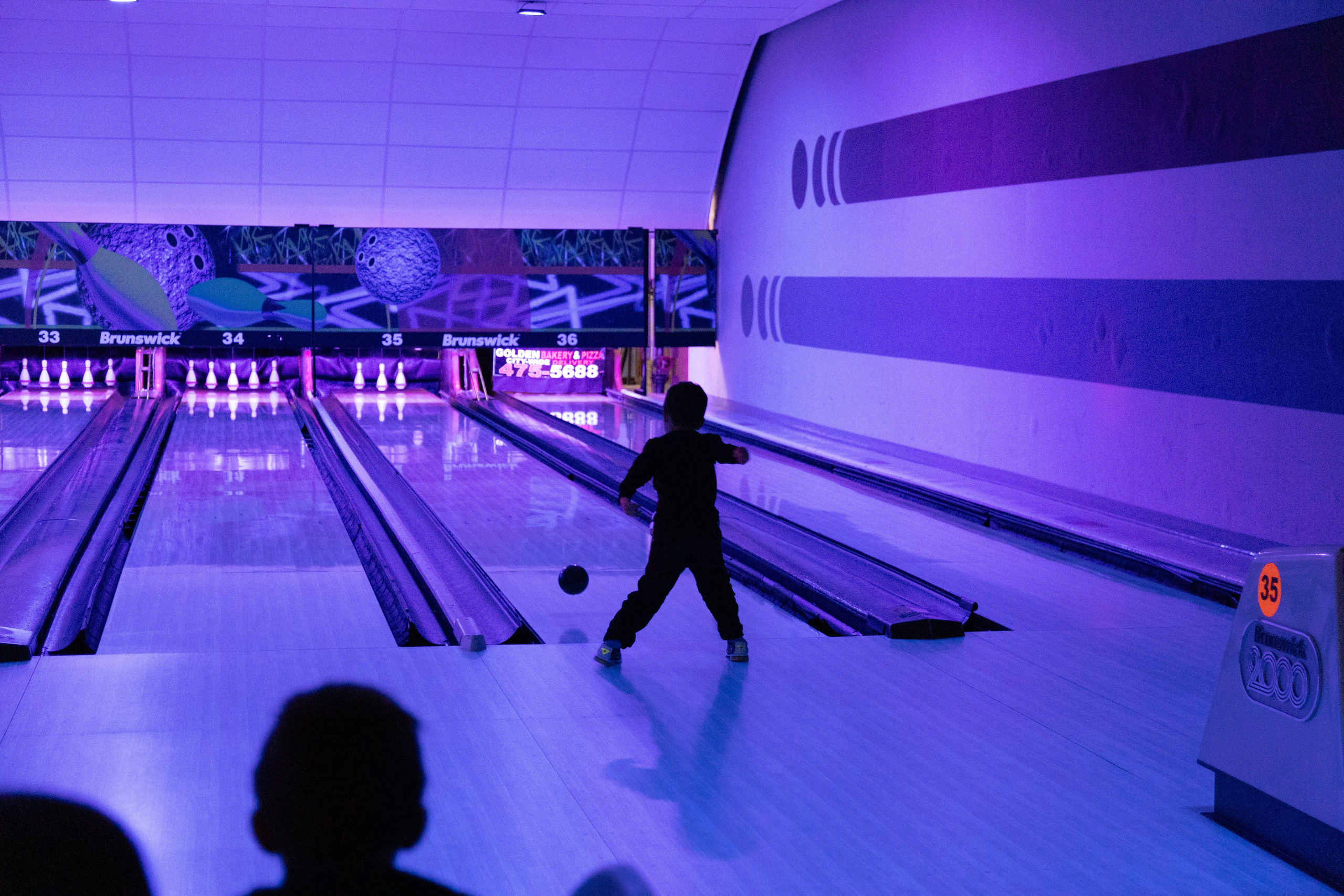 Alex LaCasse’s 8th Birthday at Mario’s Bowl 2025. Toronto Portrait Photographer Lena Lac