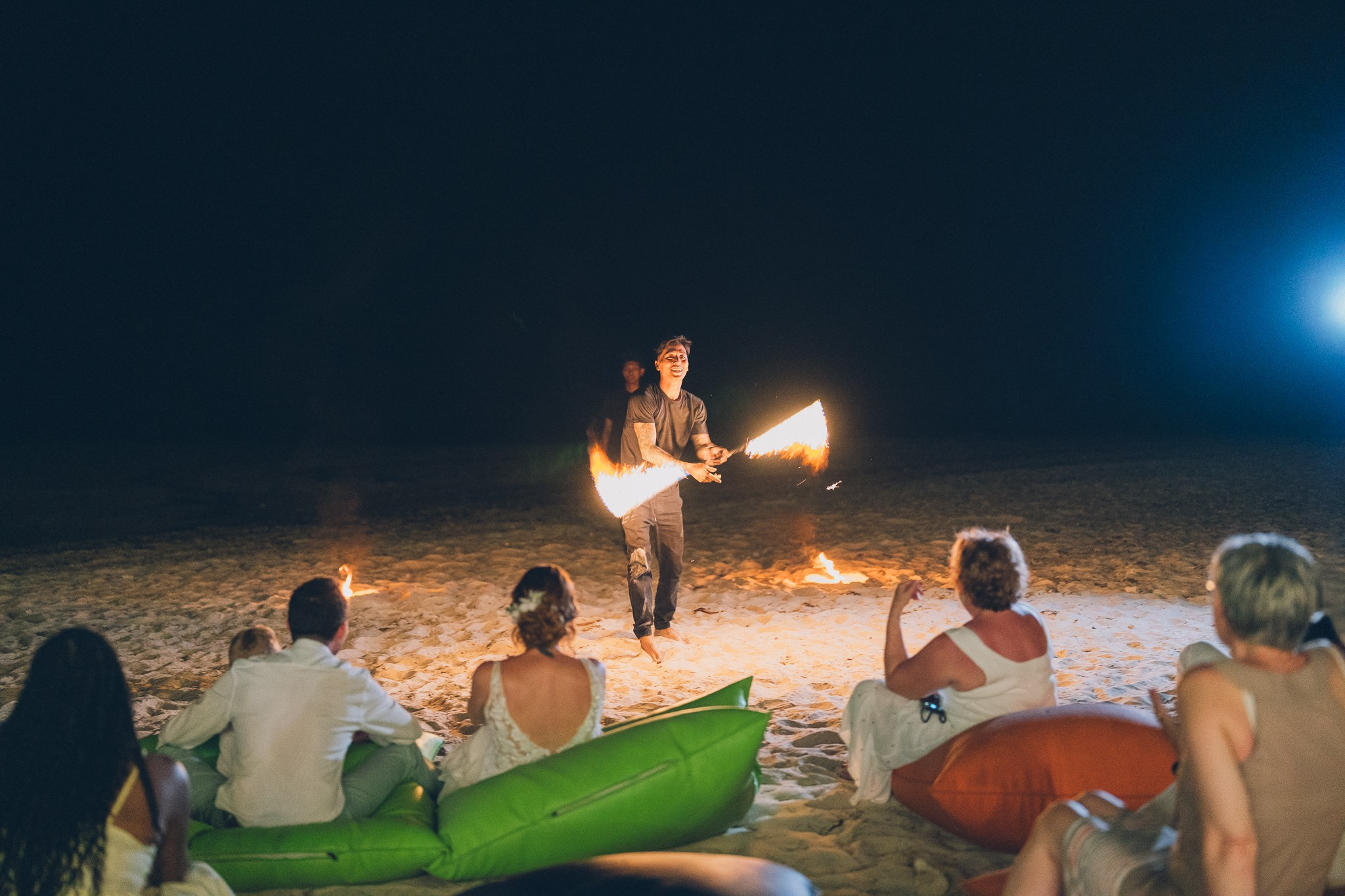 Fire Dancers Wedding Thailand