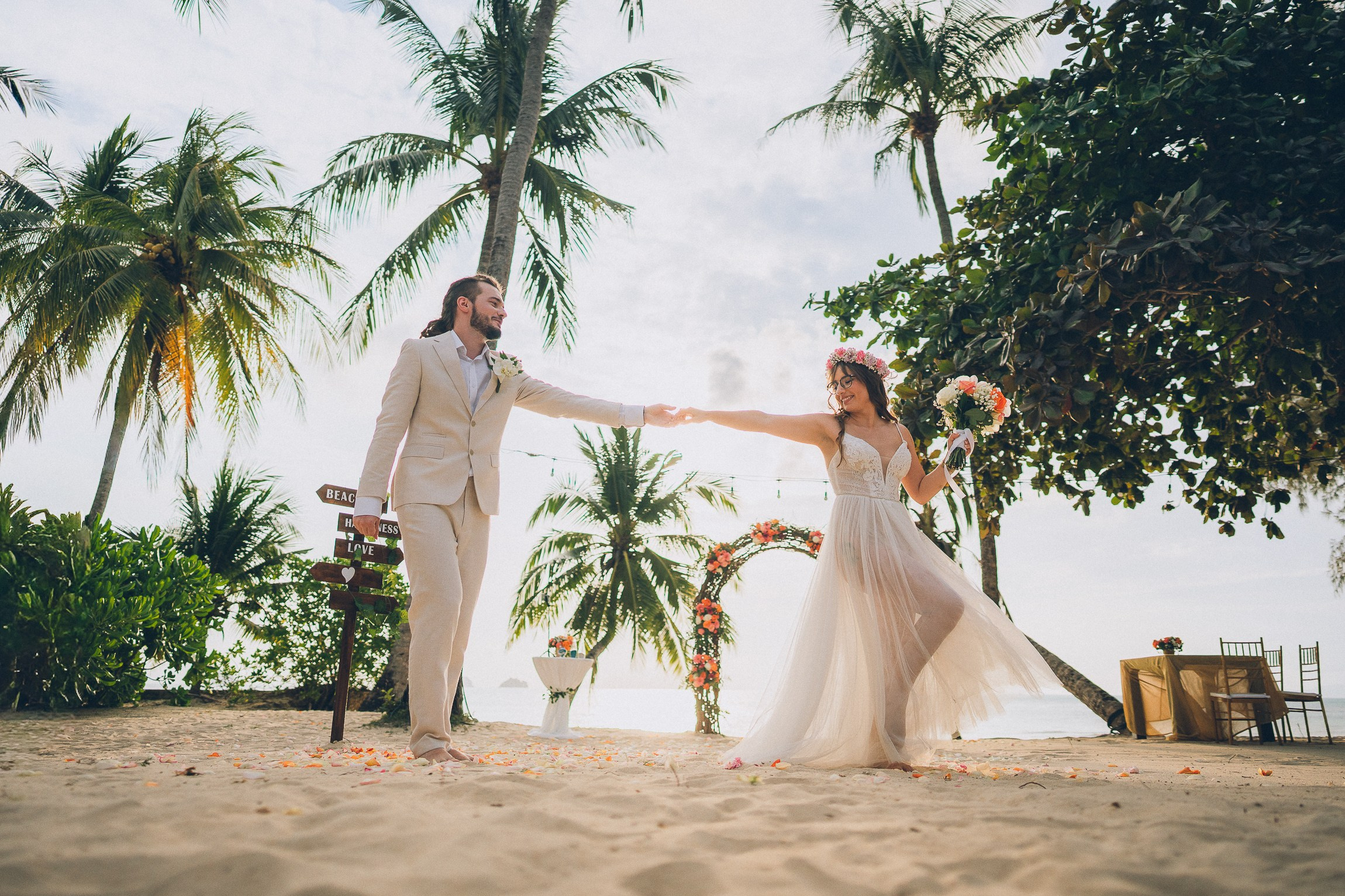 Just for 2 Beach Wedding in Koh Samui, Thailand | Romantic Elopement
