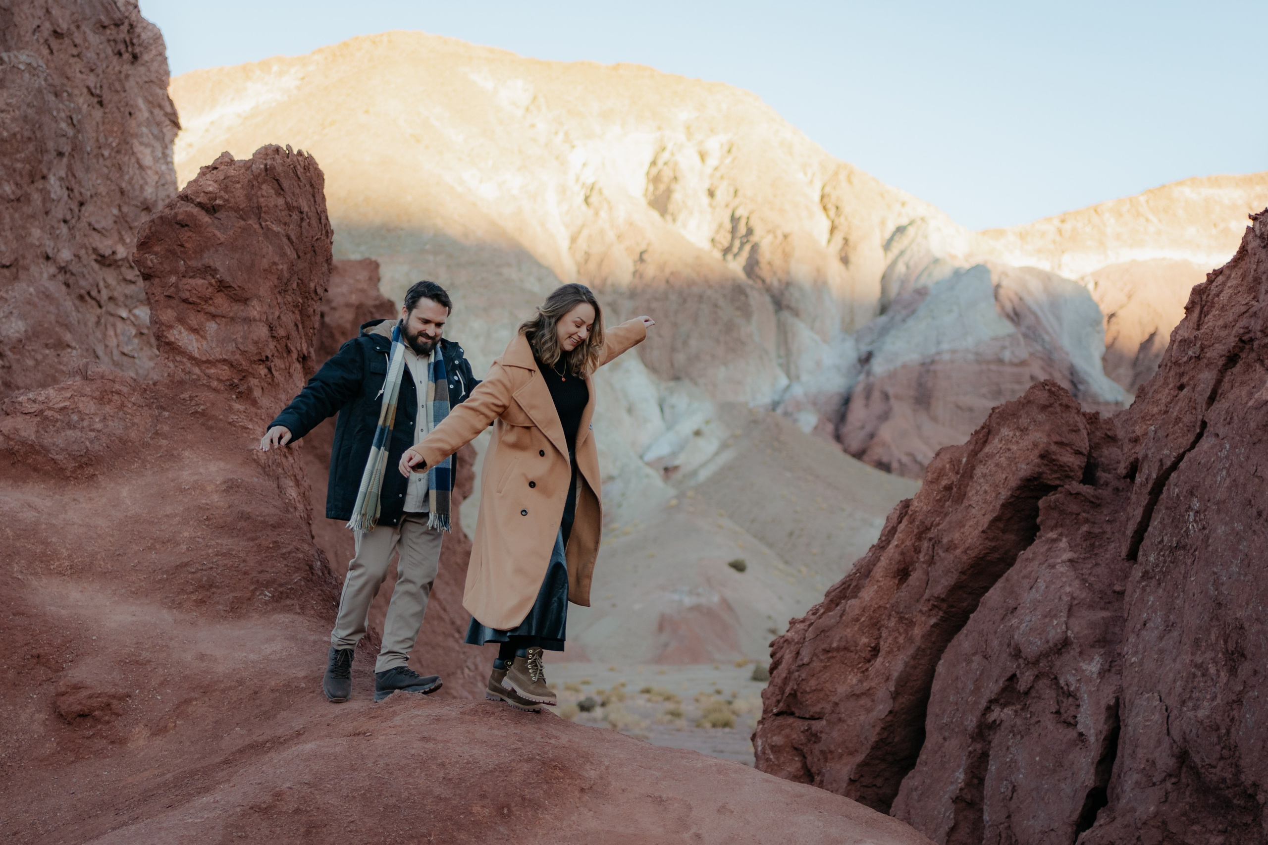 Vale do Arcoíris — Ensaio casual. Fotógrafo em San Pedro de Atacama