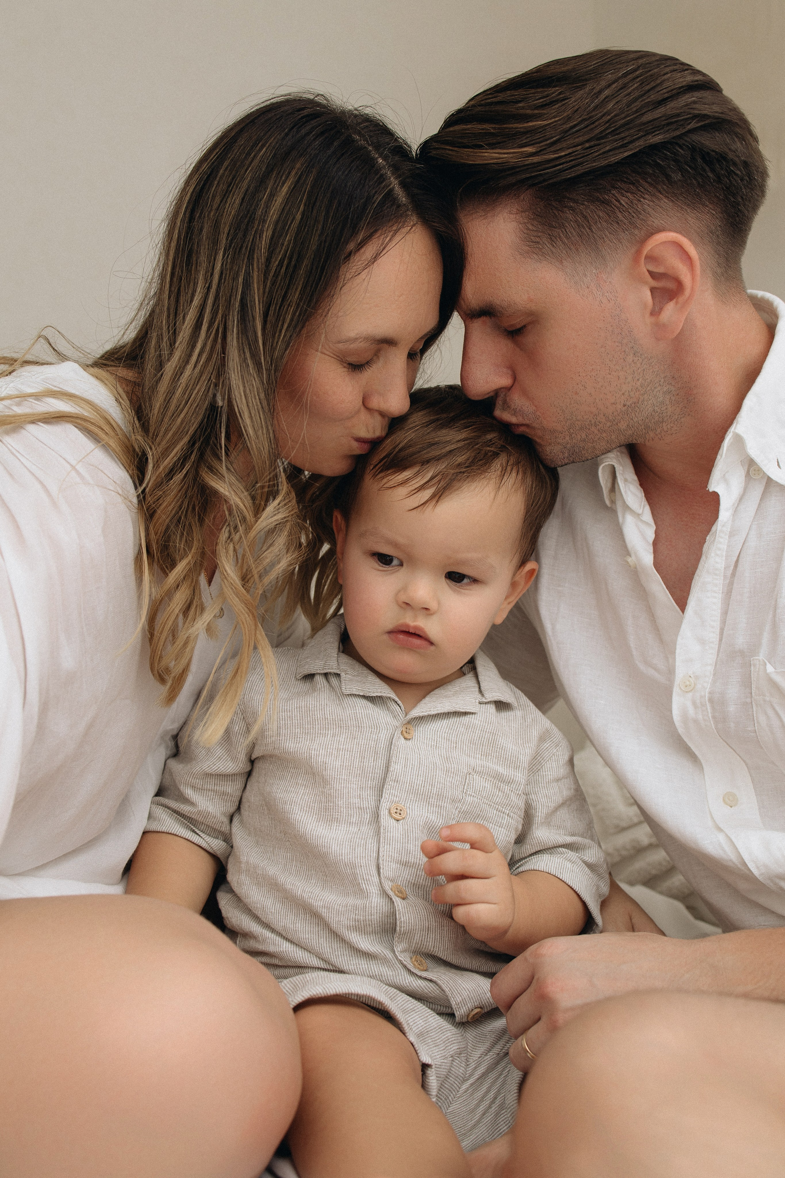 At the studio. Family and wedding photographer in Bangkok, Thailand