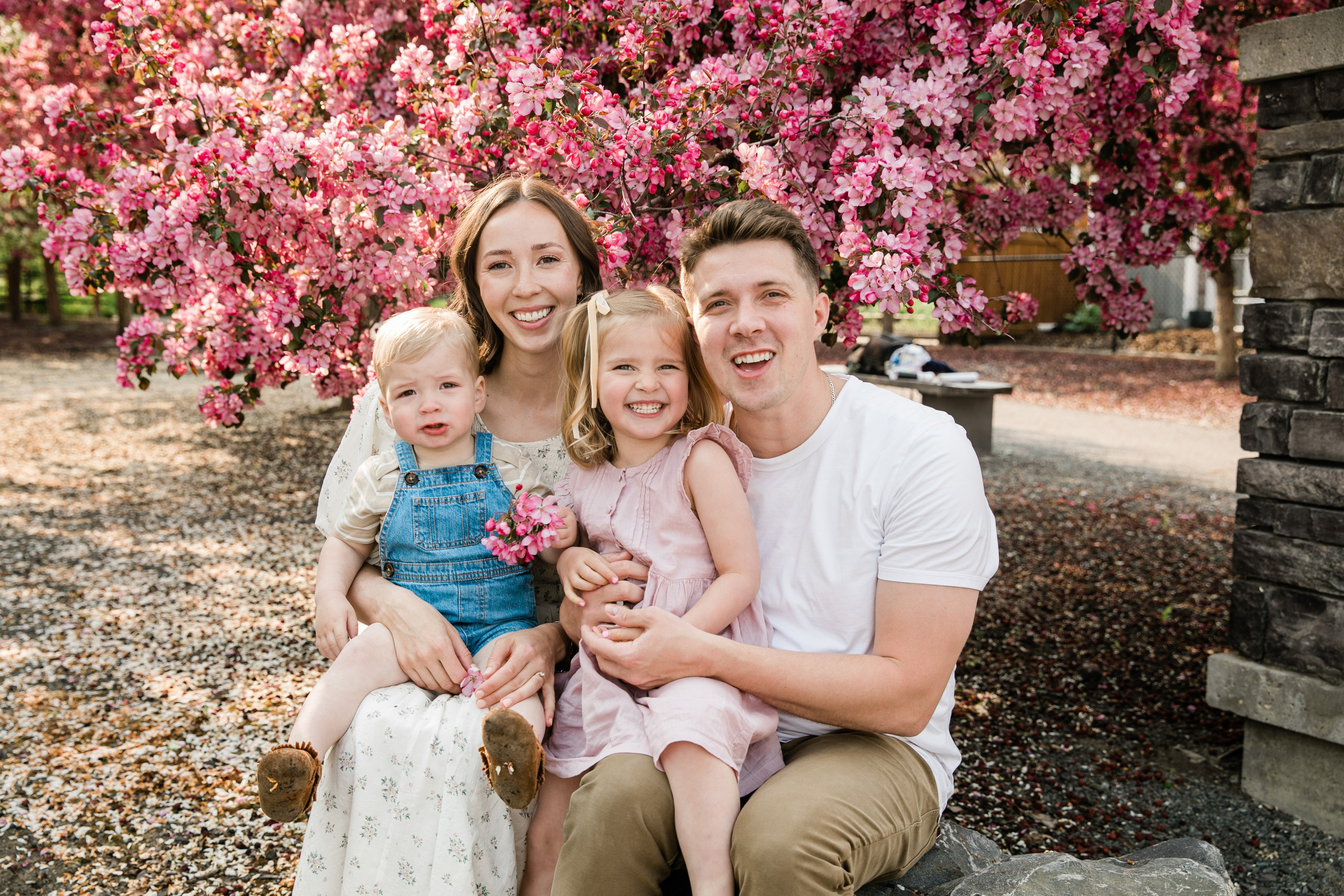 Cherry Blossom Pitcher’s Family. Ching Li Photography