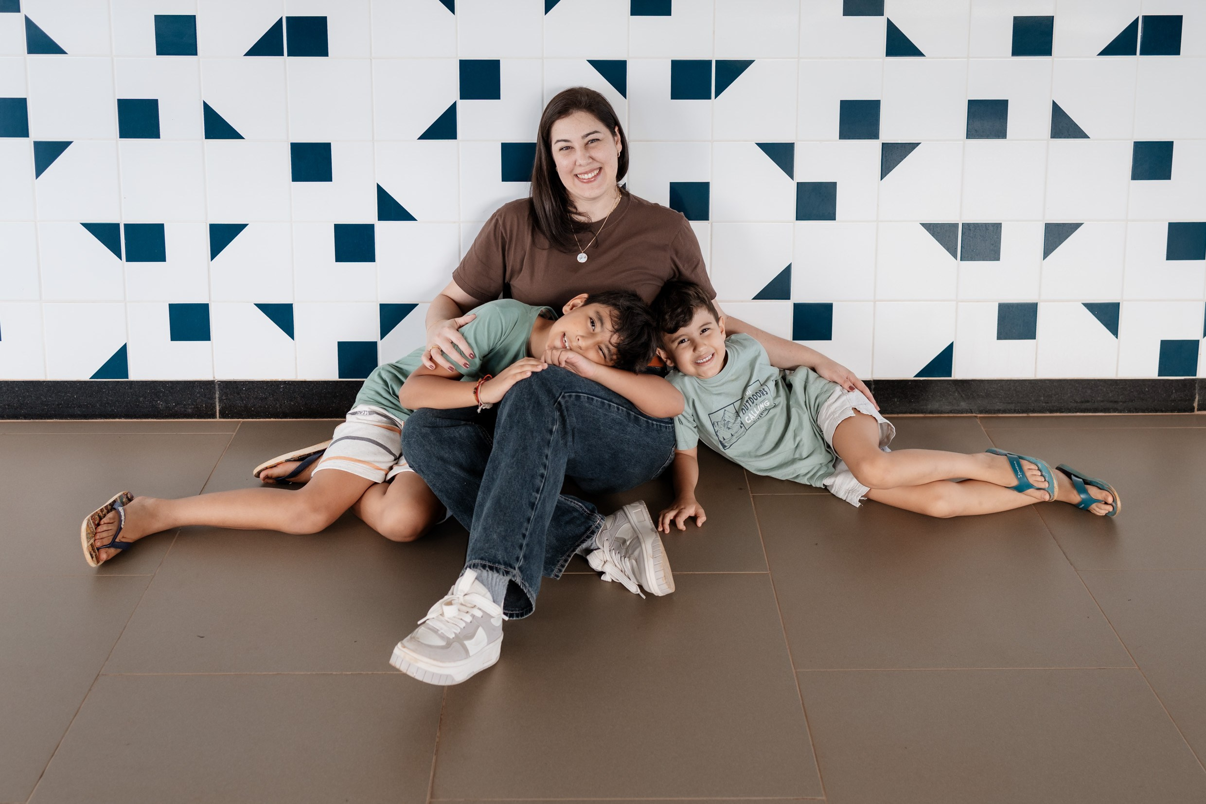 Ensaio mãe e filhos em Brasília, Asa Norte | Fotografia de Família
