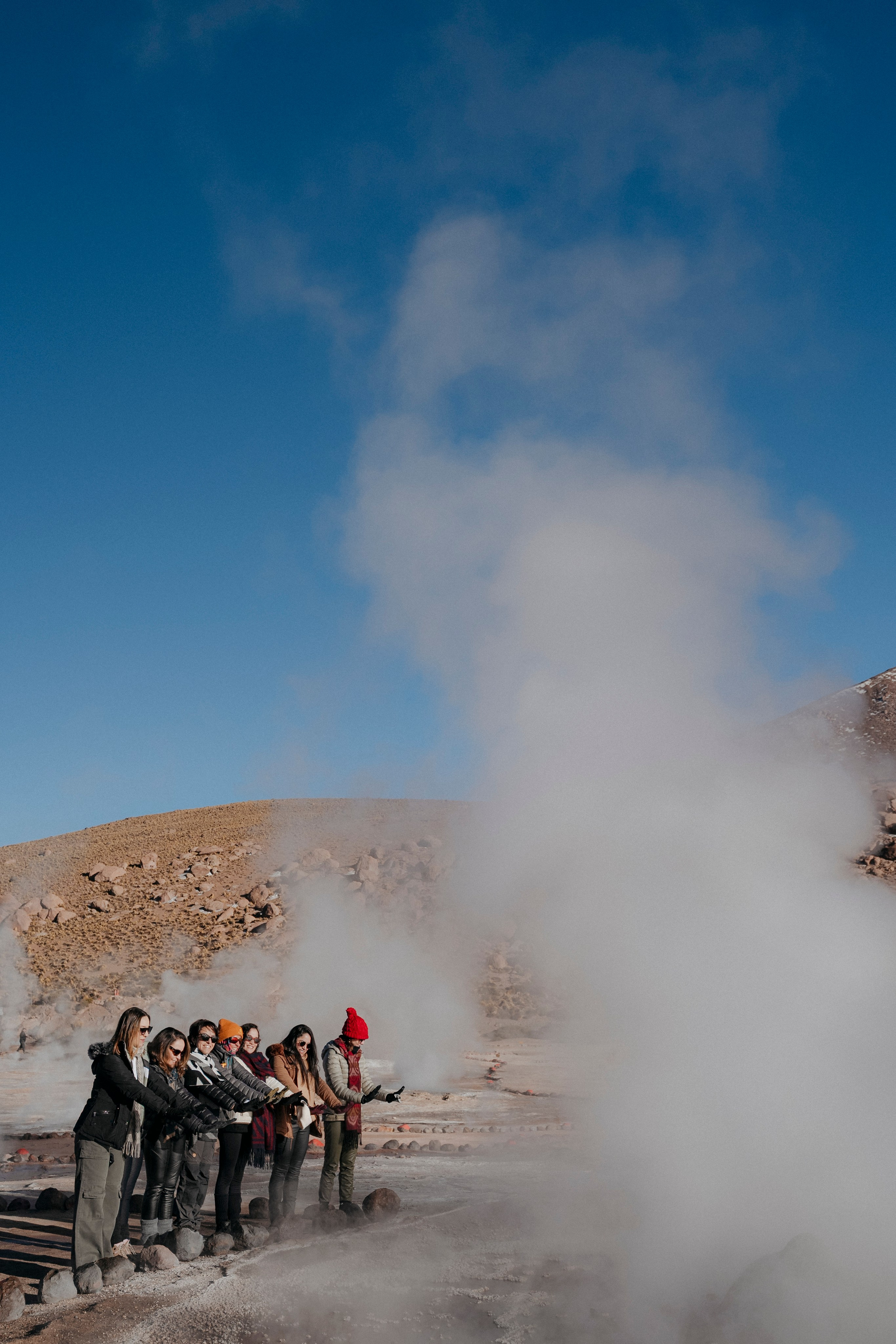Cobertura de passeio — Geyser el Tatio. Fotógrafo em San Pedro de Atacama