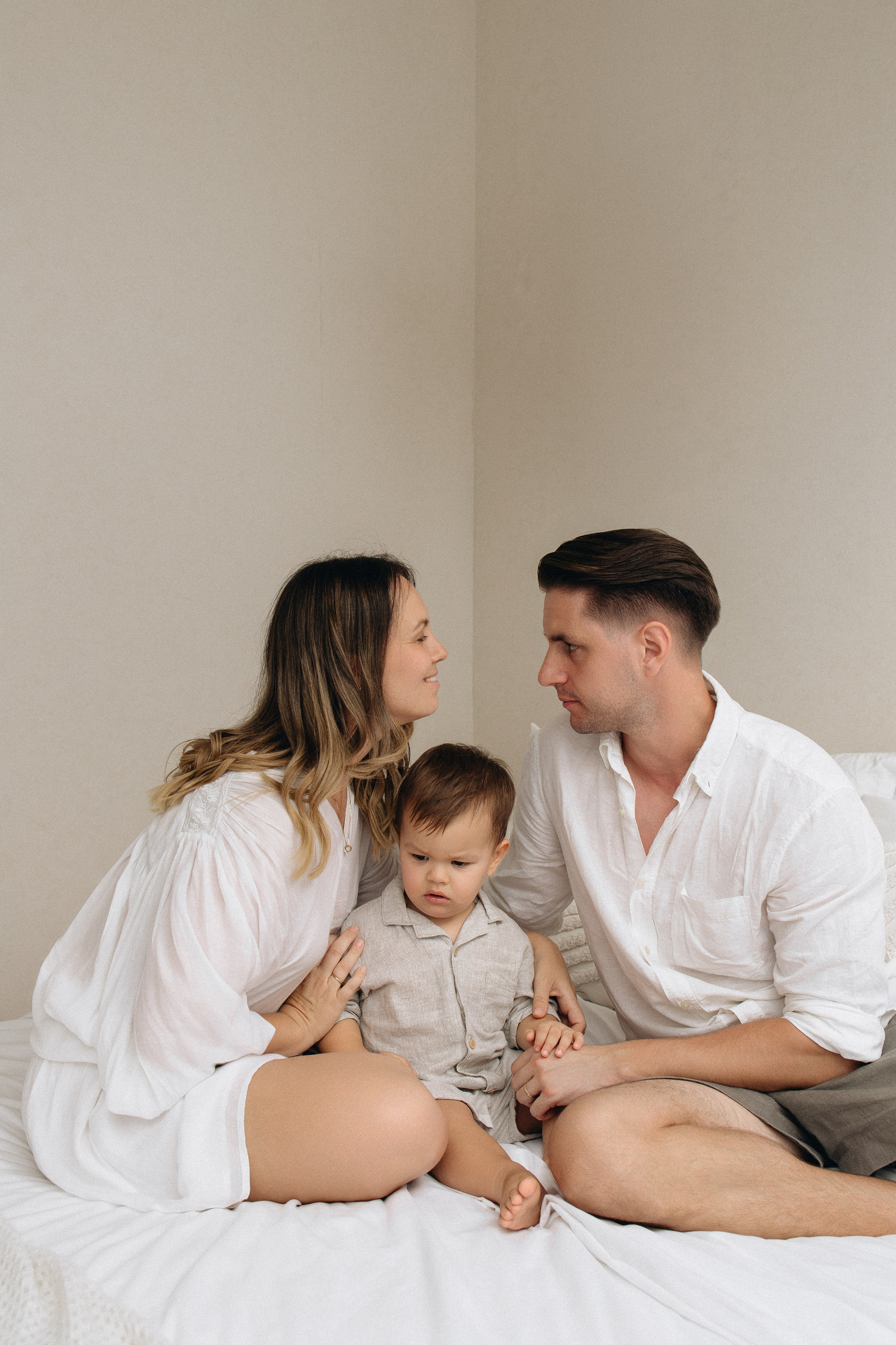 At the studio. Family and wedding photographer in Bangkok, Thailand