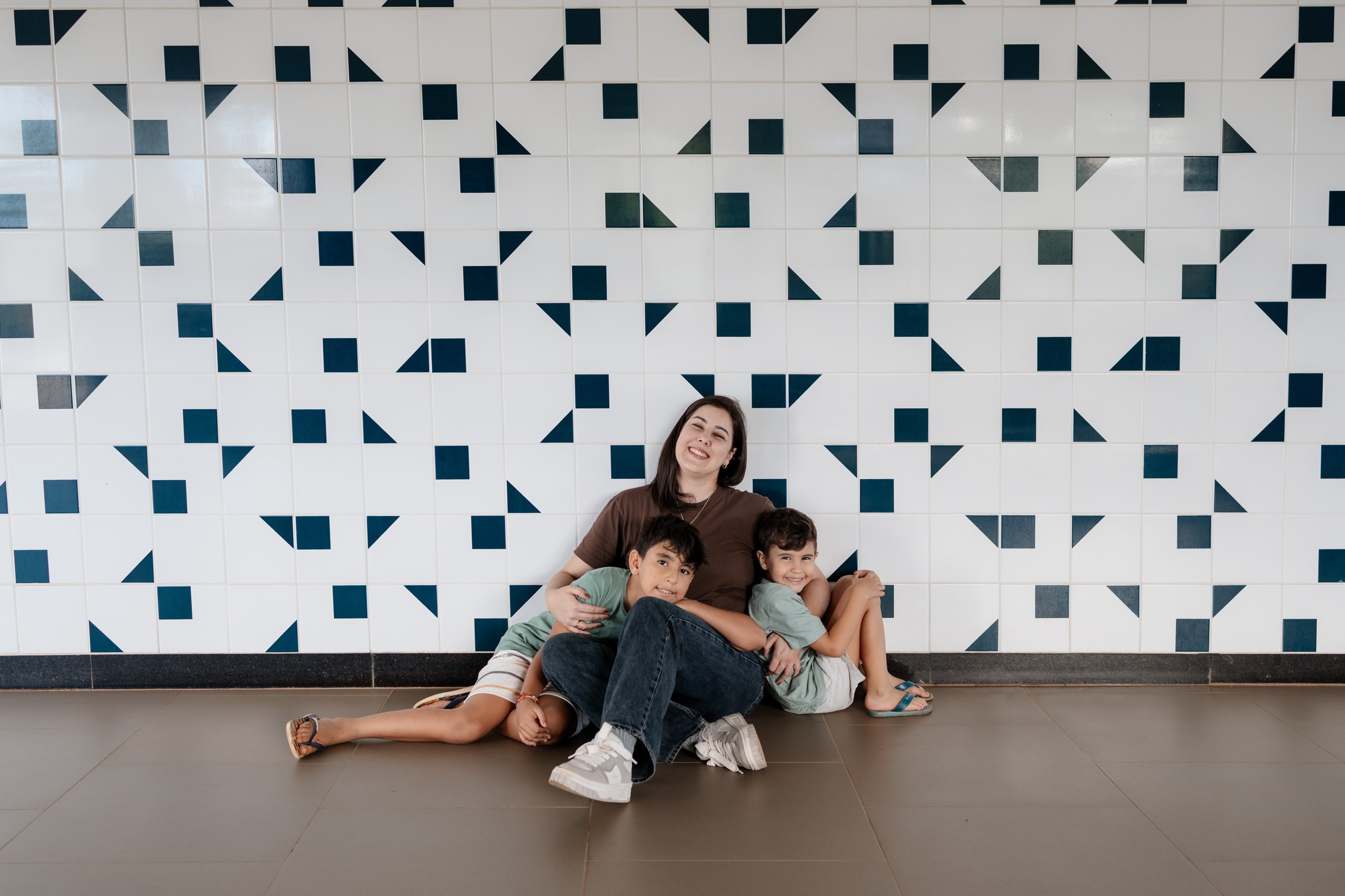 Ensaio mãe e filhos em Brasília, Asa Norte | Fotografia de Família