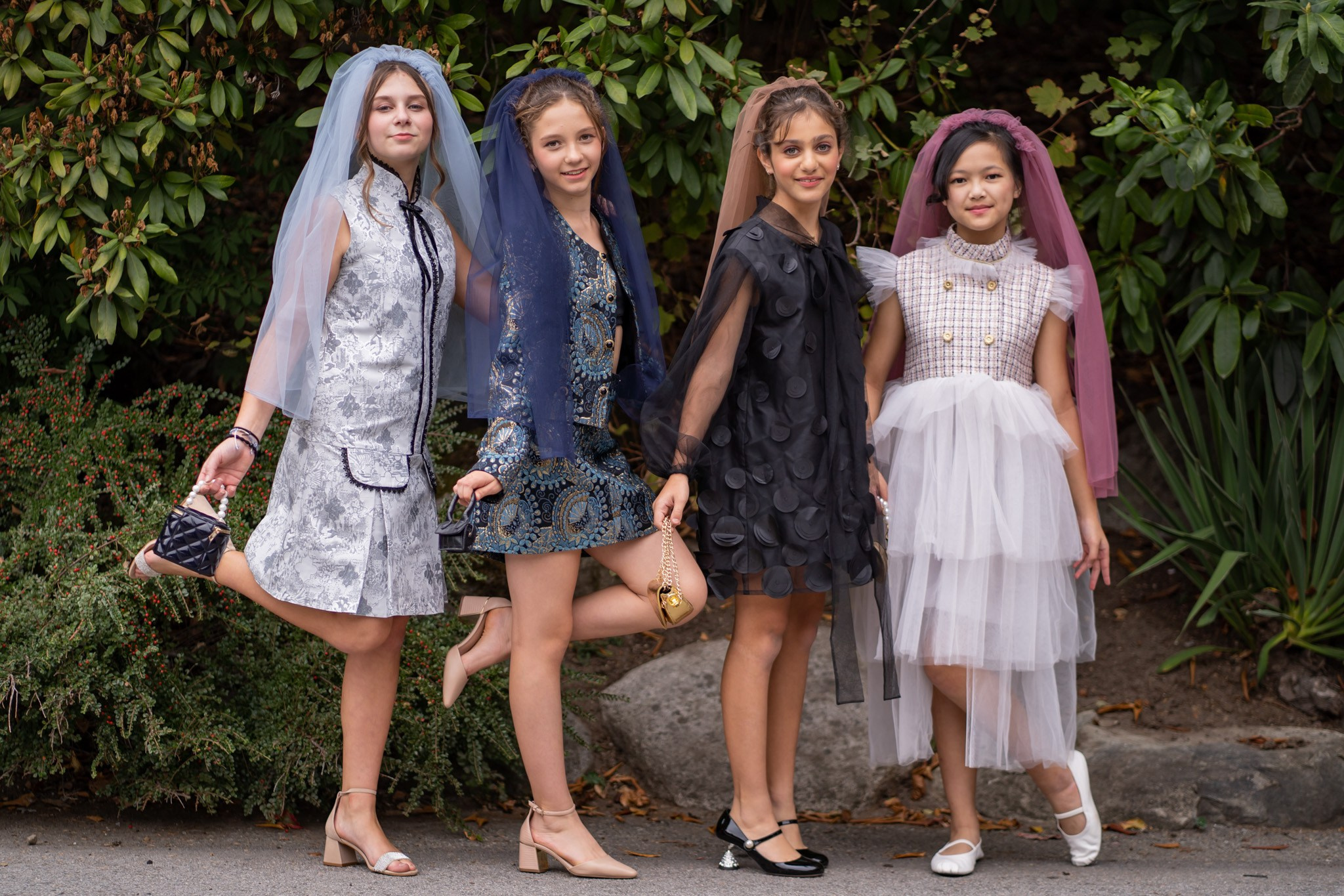 The blooms outdoor. Vancouver Kids Photographer
