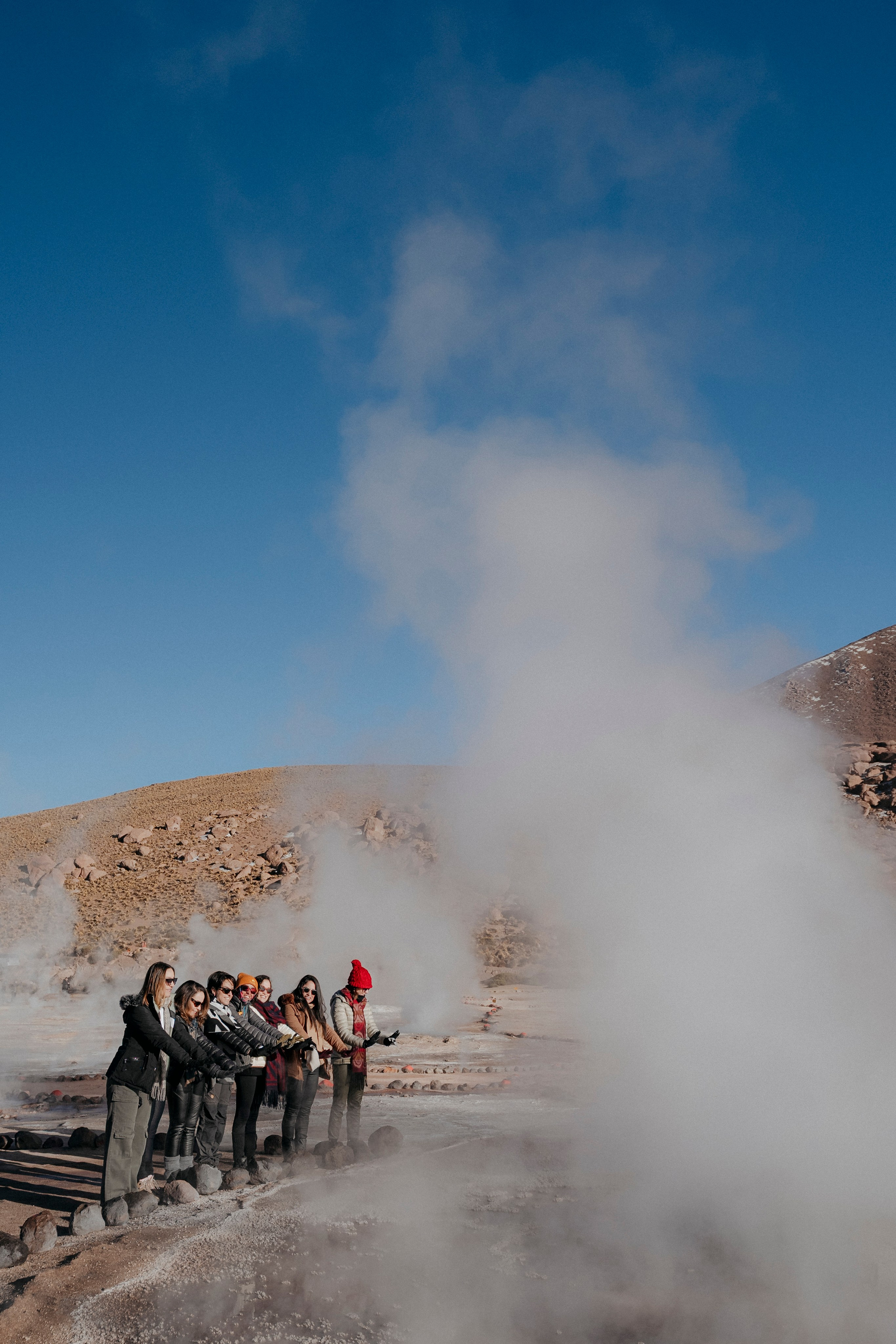 Cobertura de passeio — Geyser el Tatio. Fotógrafo em San Pedro de Atacama