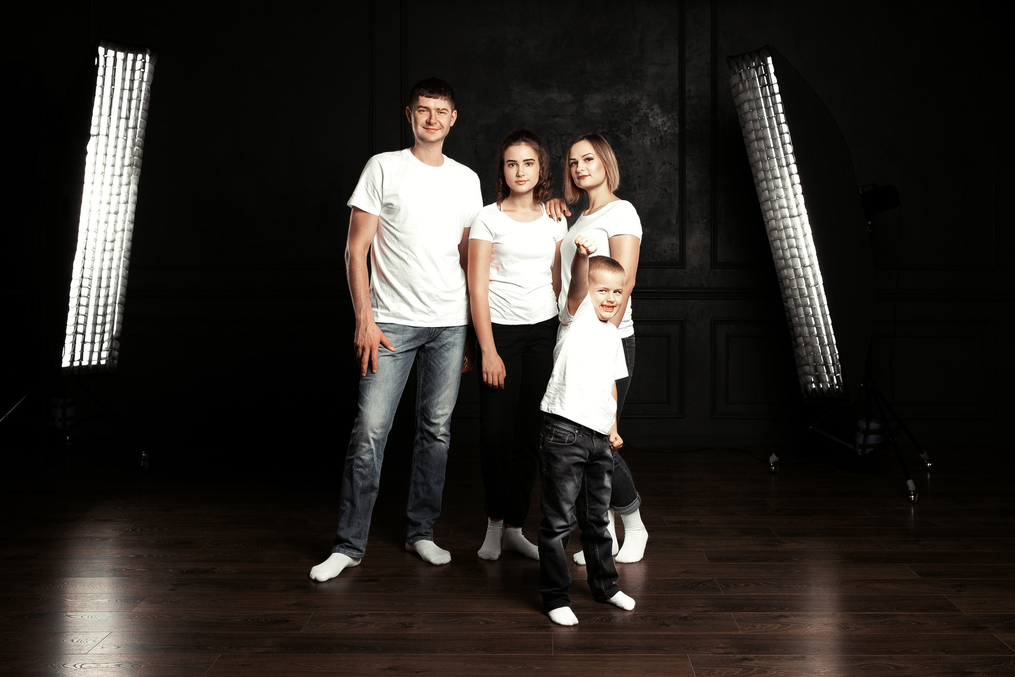 Studio Family Portrait Session Spruce Grove | Dimitri Studio