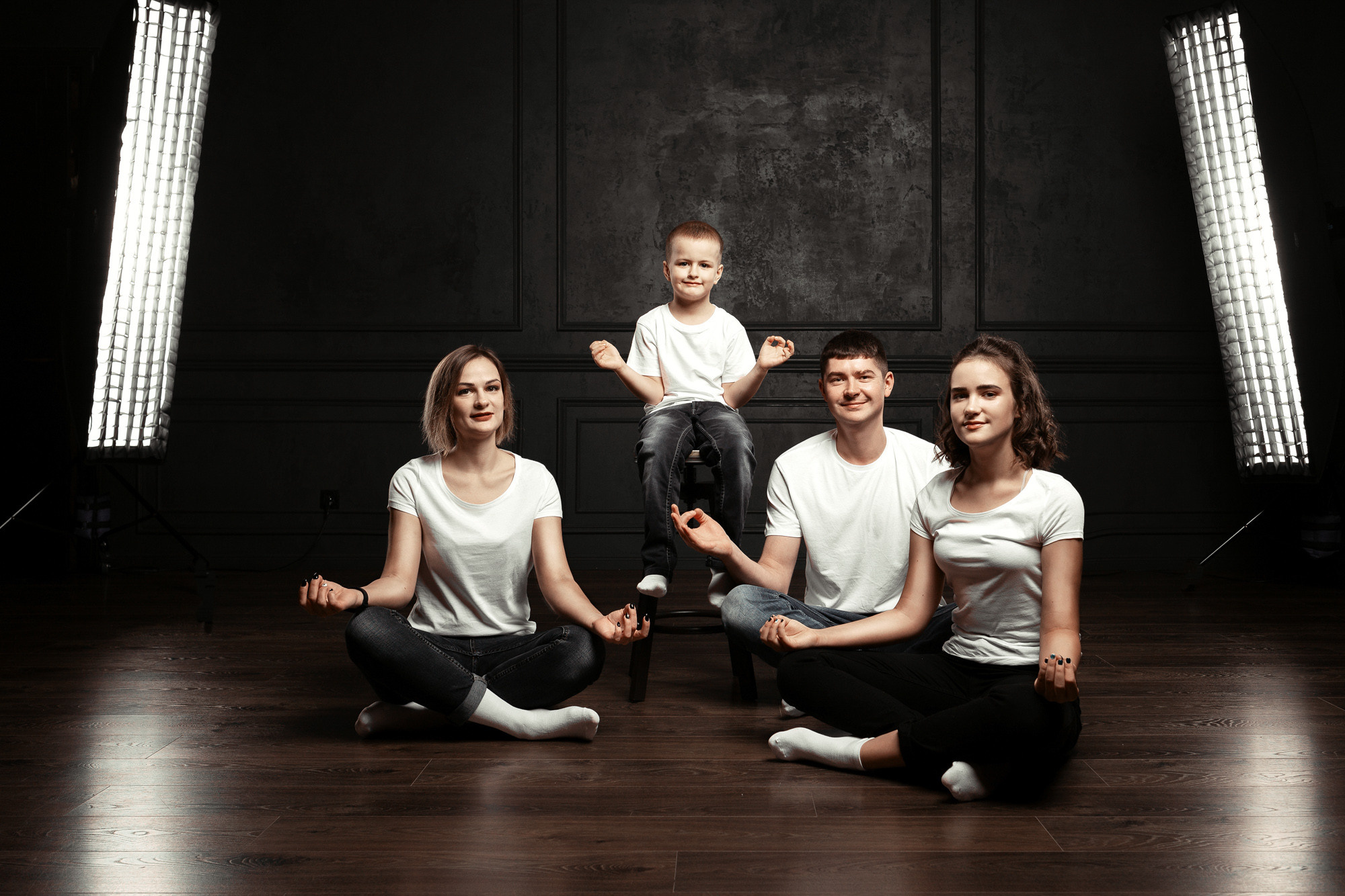 Studio Family Portrait Session Spruce Grove | Dimitri Studio