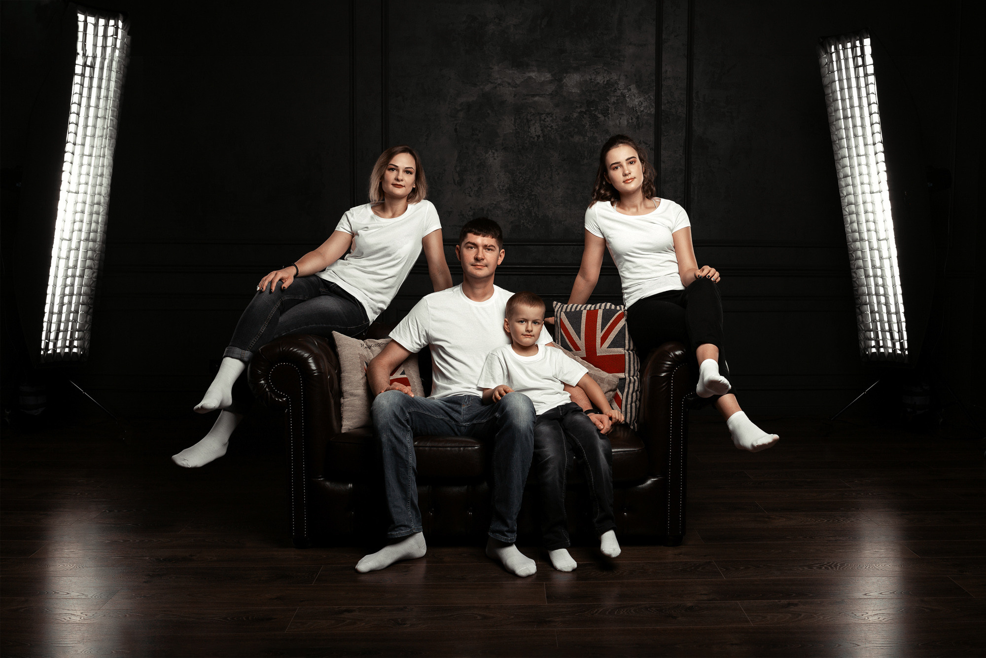 Studio Family Portrait Session Spruce Grove | Dimitri Studio