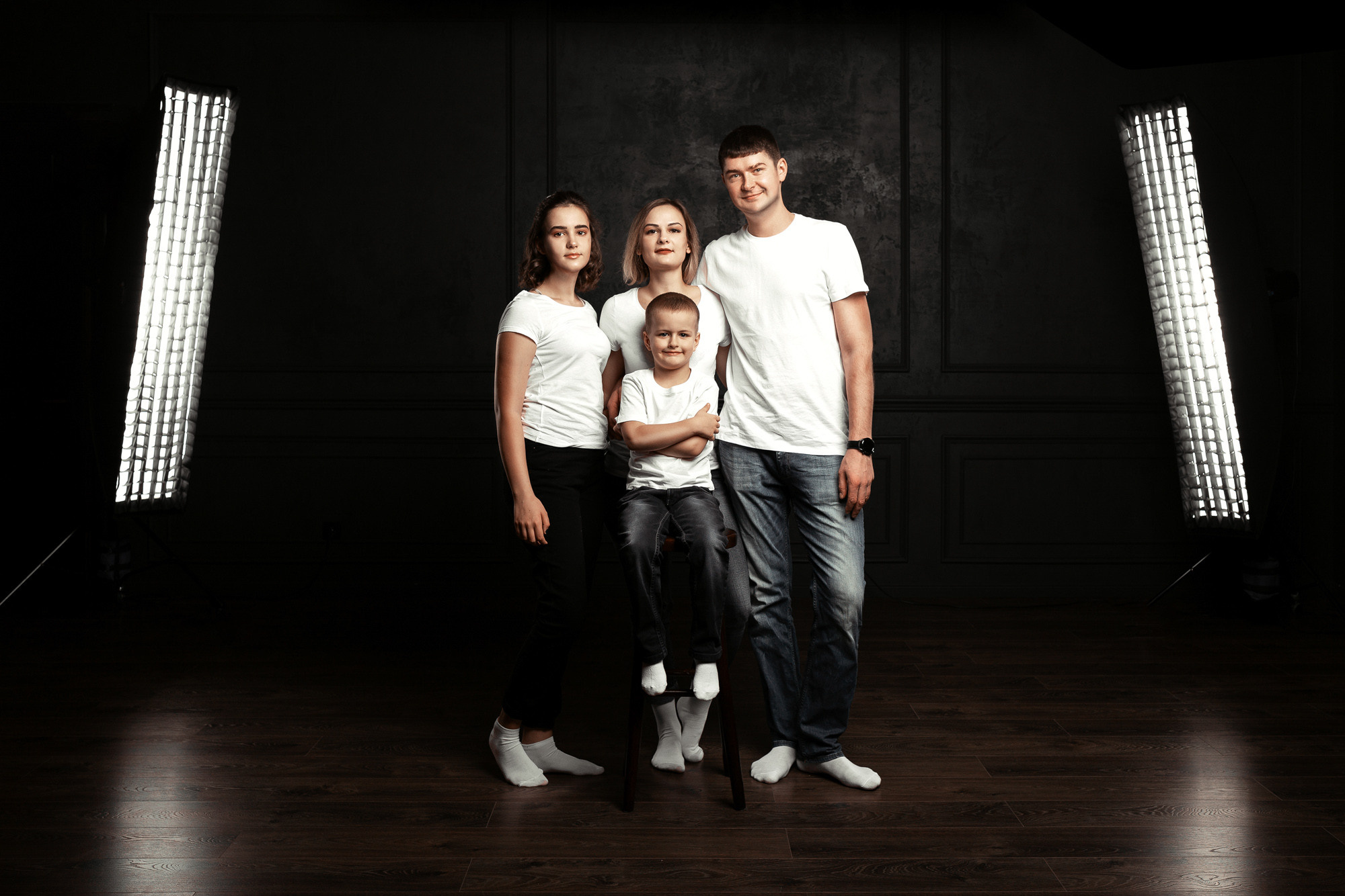 Studio Family Portrait Session Spruce Grove | Dimitri Studio