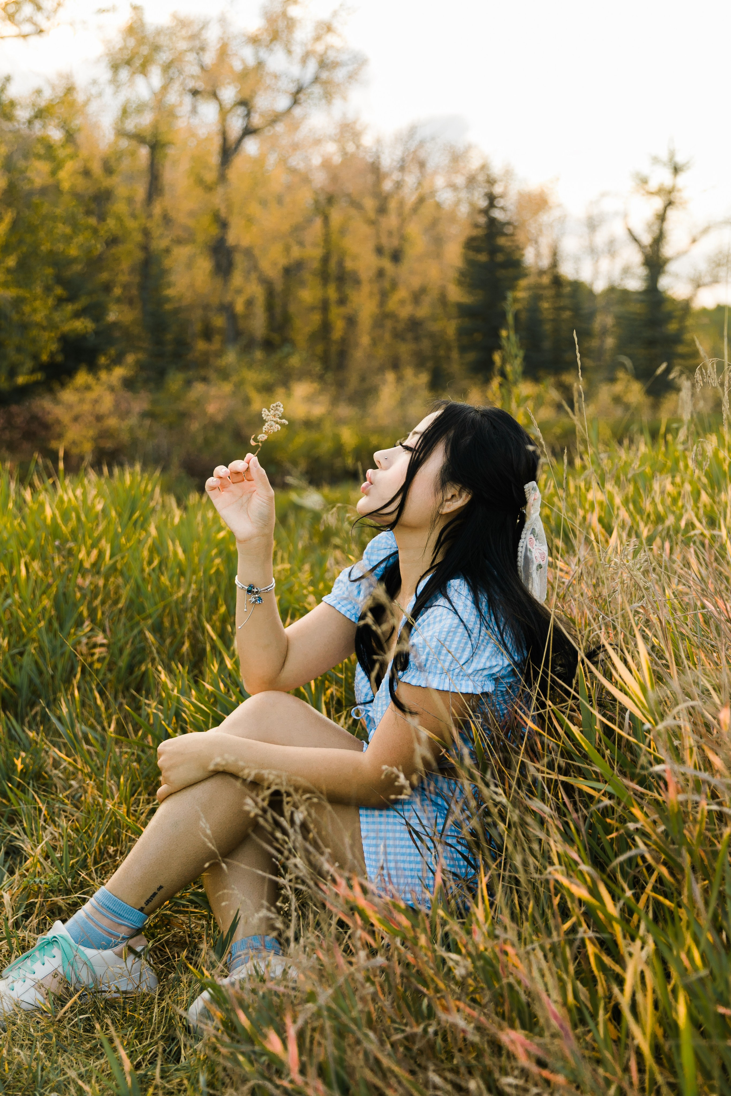 Hannah Woo — Fish Creek. Fotografía accesible en Calgary