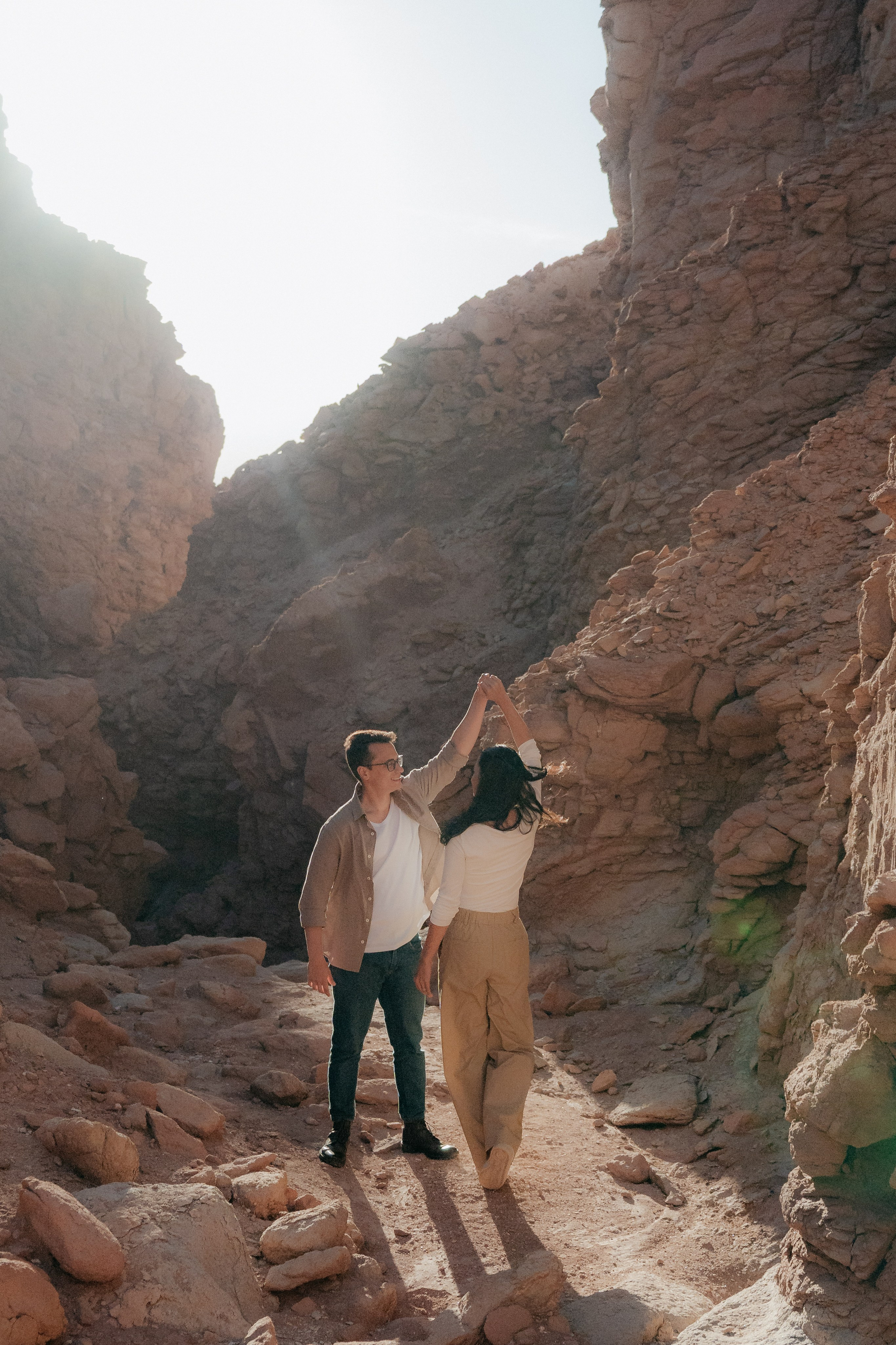 Vale dos Cogumelos — Sessão casual. Fotógrafo em San Pedro de Atacama