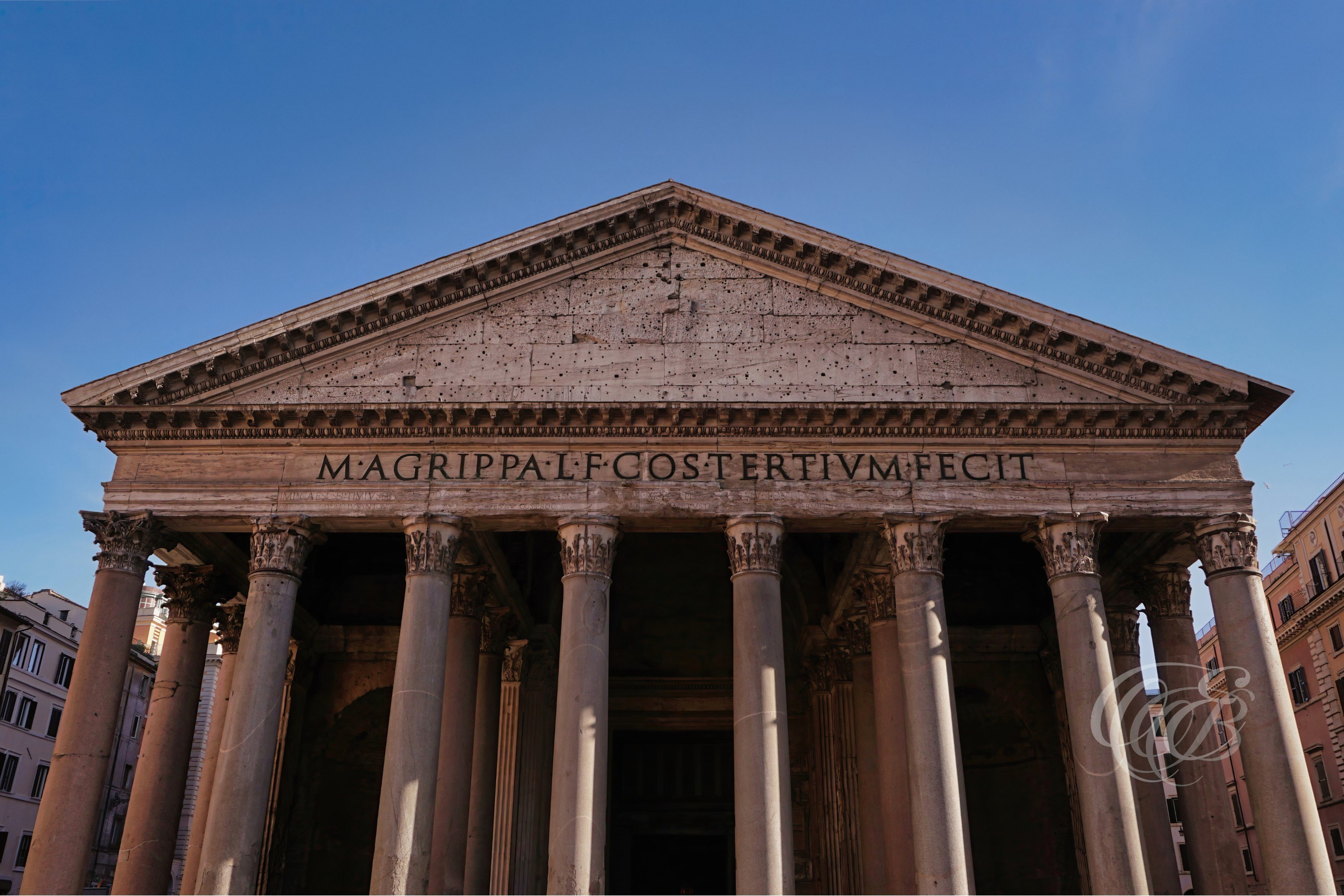 ITALY PHOTOGRAPHY — The Pantheon in Summer — The Pantheon, one of the best-preserved monuments of Ancient Rome and a masterpiece of classical architecture, Rome, Italy — Eduardo Bartoli Photography.