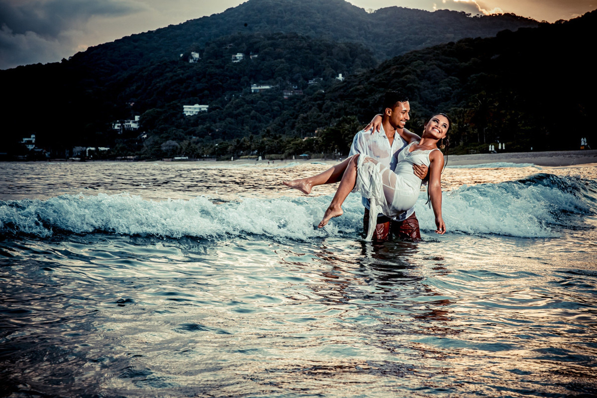 Guaruja — Praia das conchas — Priscila e Lincoln. Studio Melk