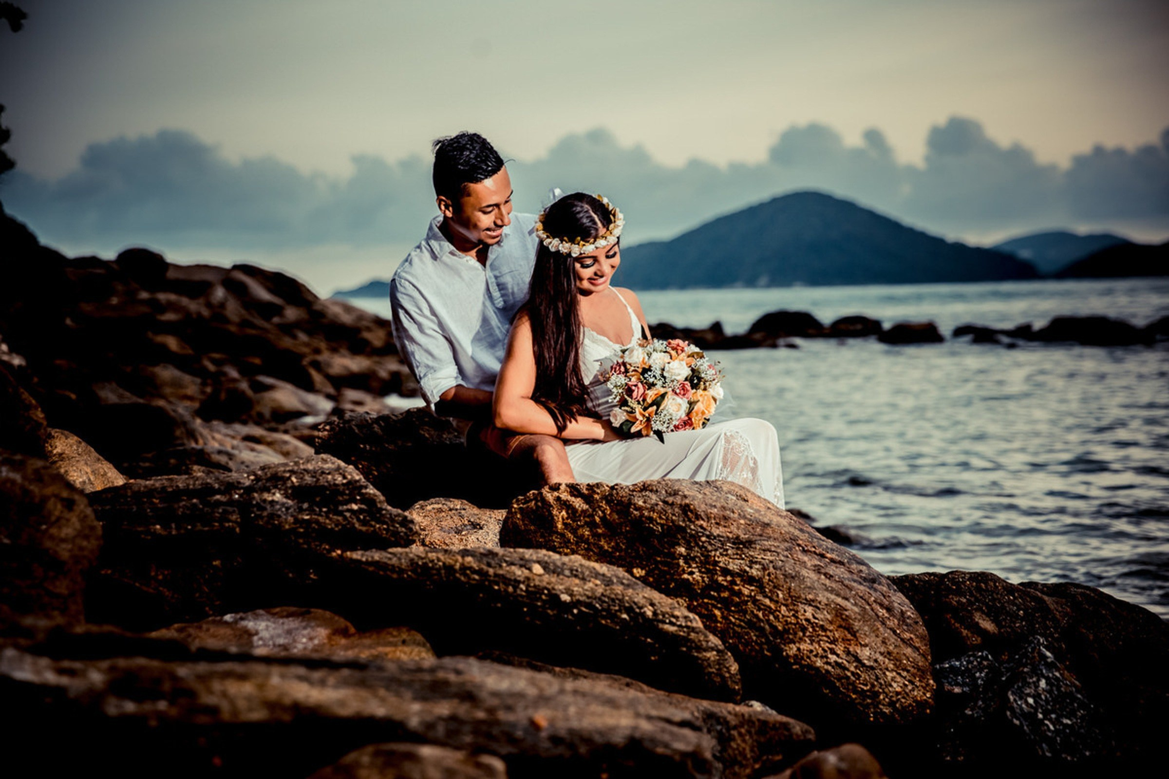 Guaruja — Praia das conchas — Priscila e Lincoln. Studio Melk