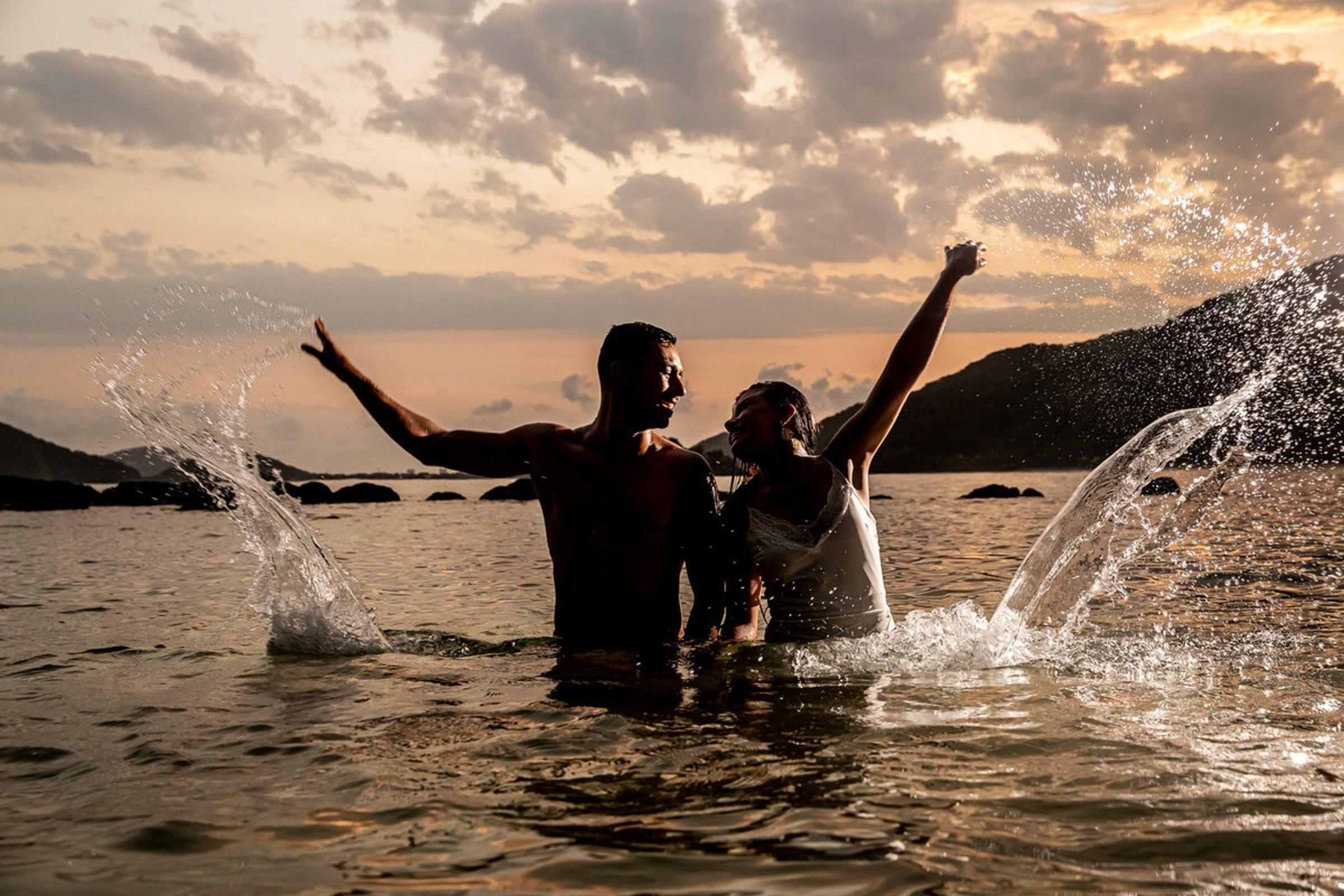 Guaruja — Praia das conchas — Priscila e Lincoln. Studio Melk