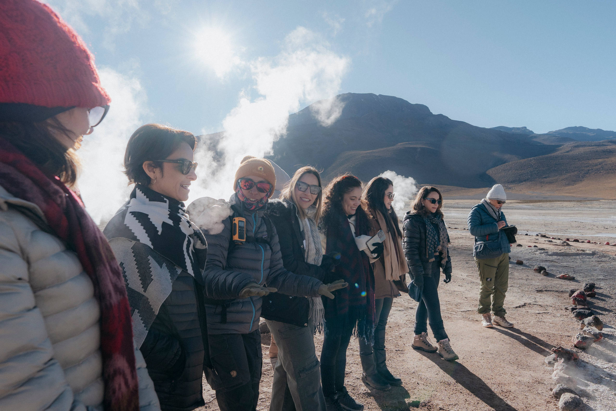Cobertura de passeio — Geyser el Tatio. Fotógrafo em San Pedro de Atacama