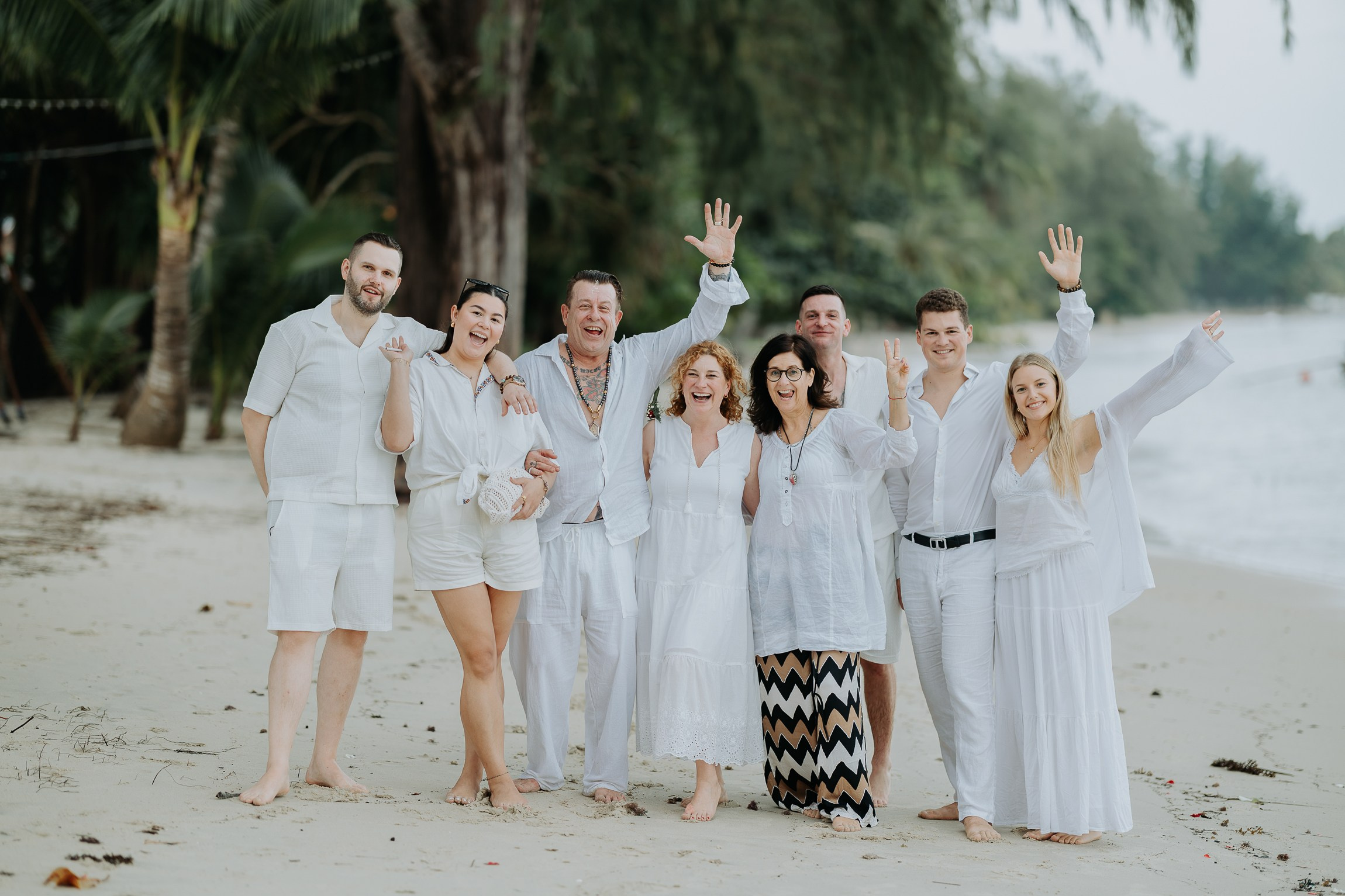 Buddhist Wedding Ceremony on the beach in Koh Samui | Traditional Thai Blessing