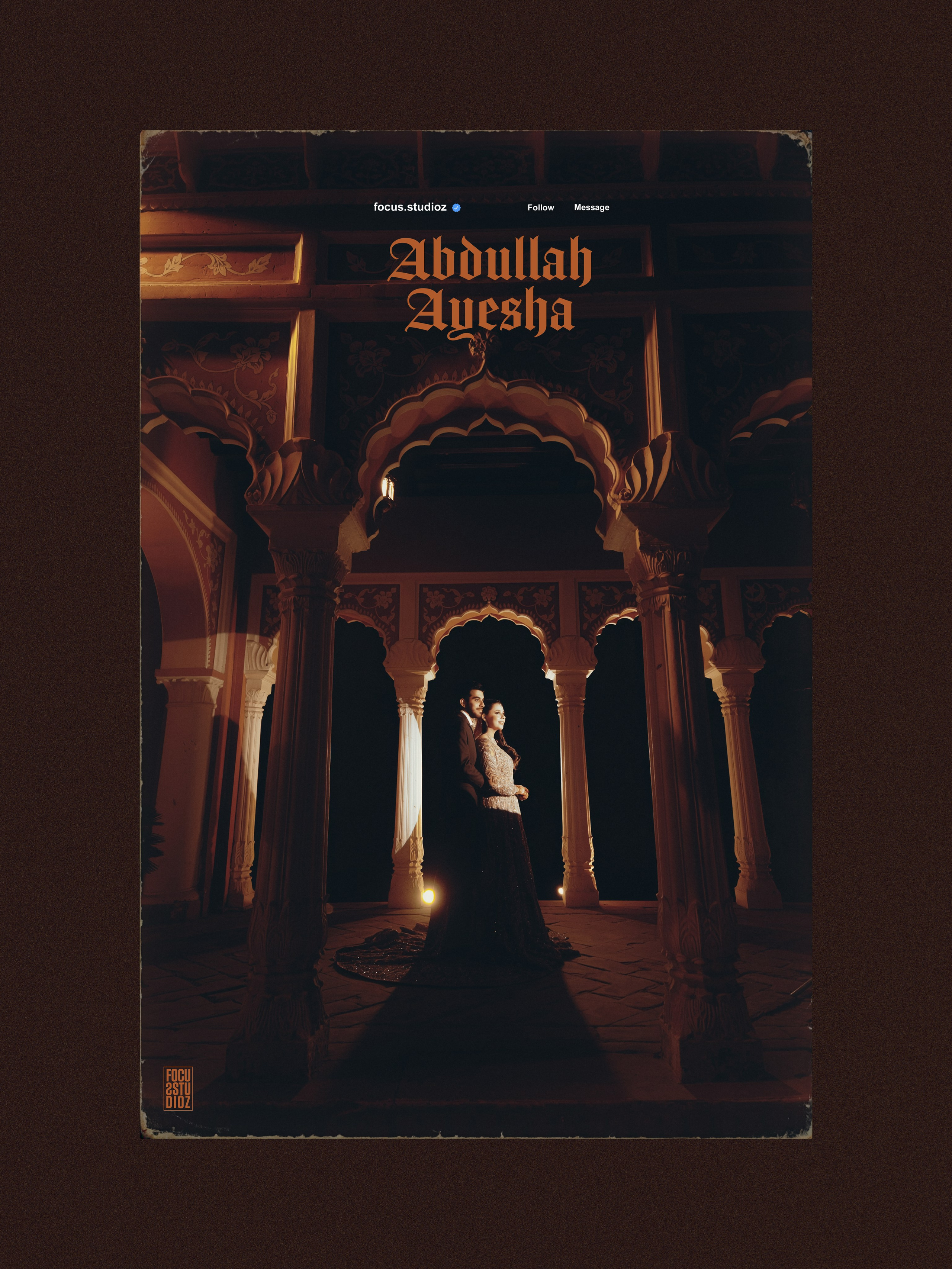 Abdullah & Ayesha. Photography, Videography Focus Studioz