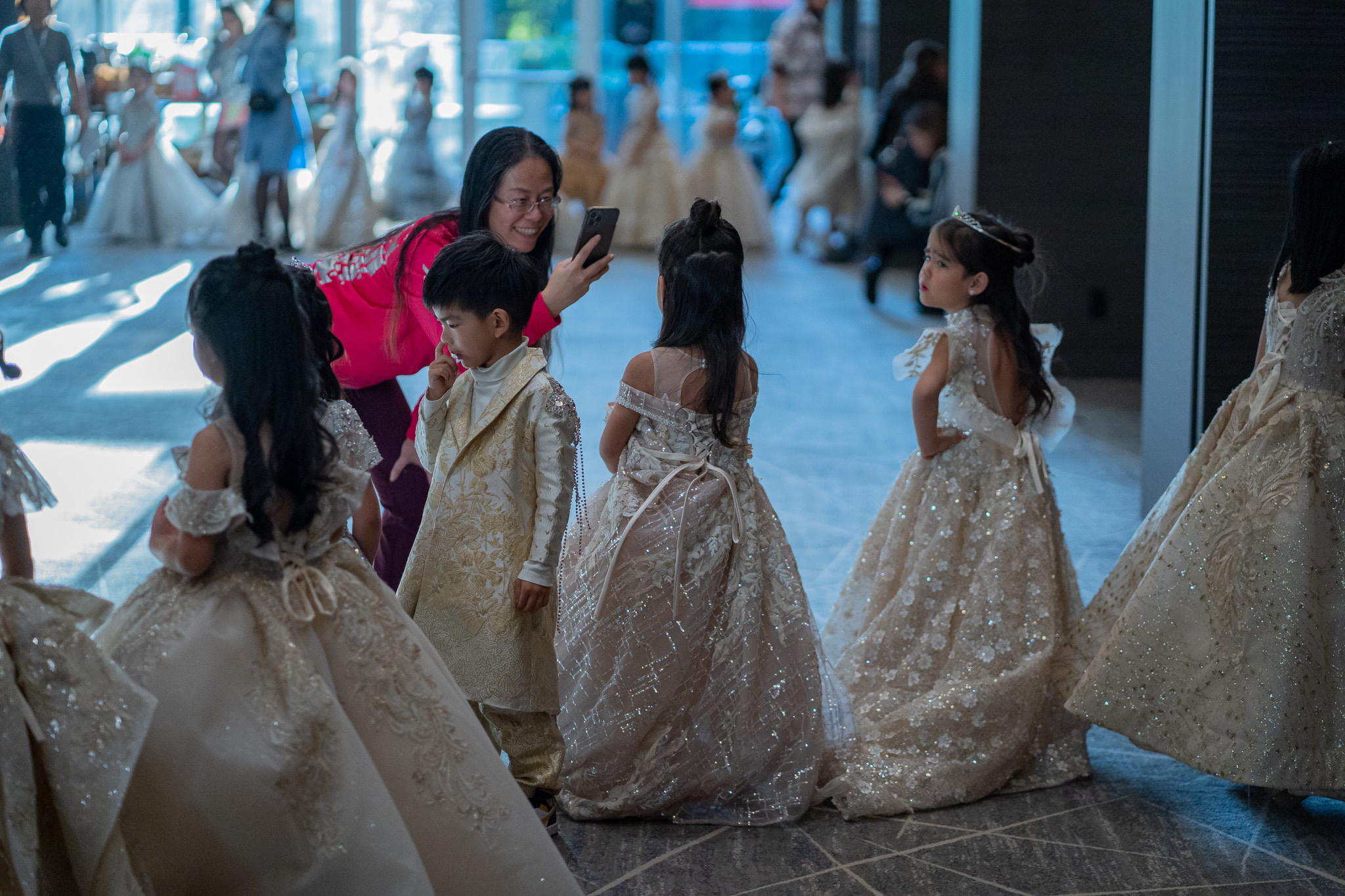 The show 2022 backstage. Vancouver Kids Photographer