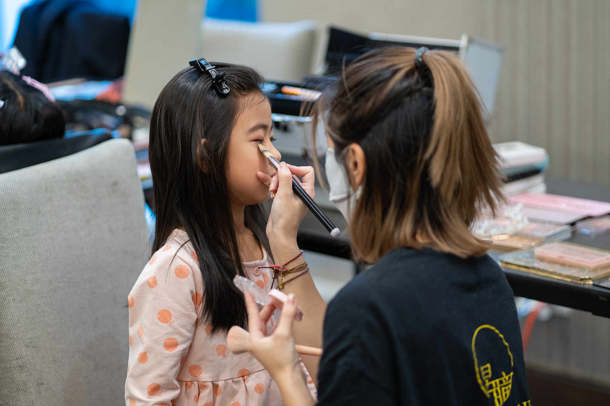 The show 2022 backstage. Vancouver Kids Photographer