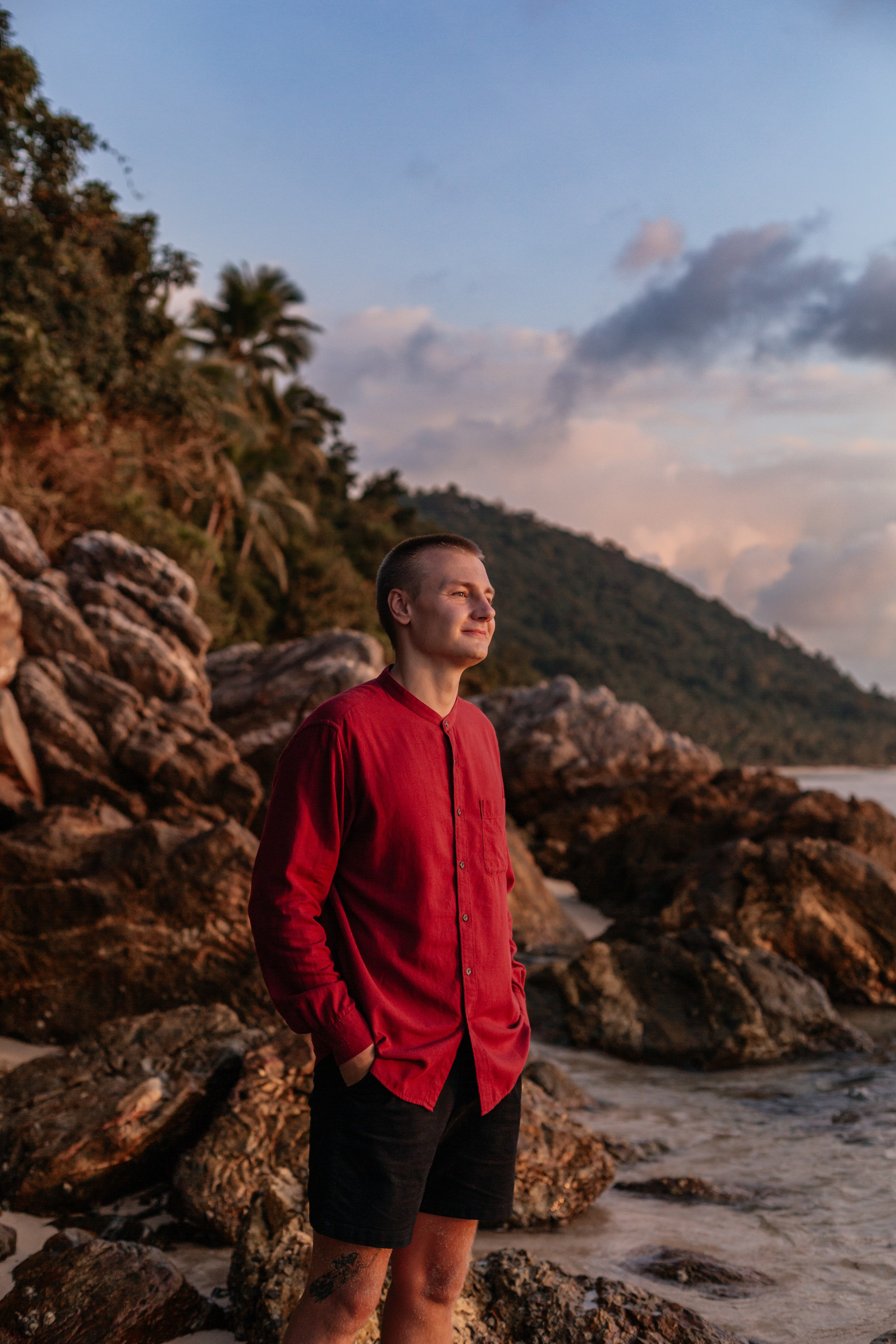 Beach portrait photoshoot in Koh Samui