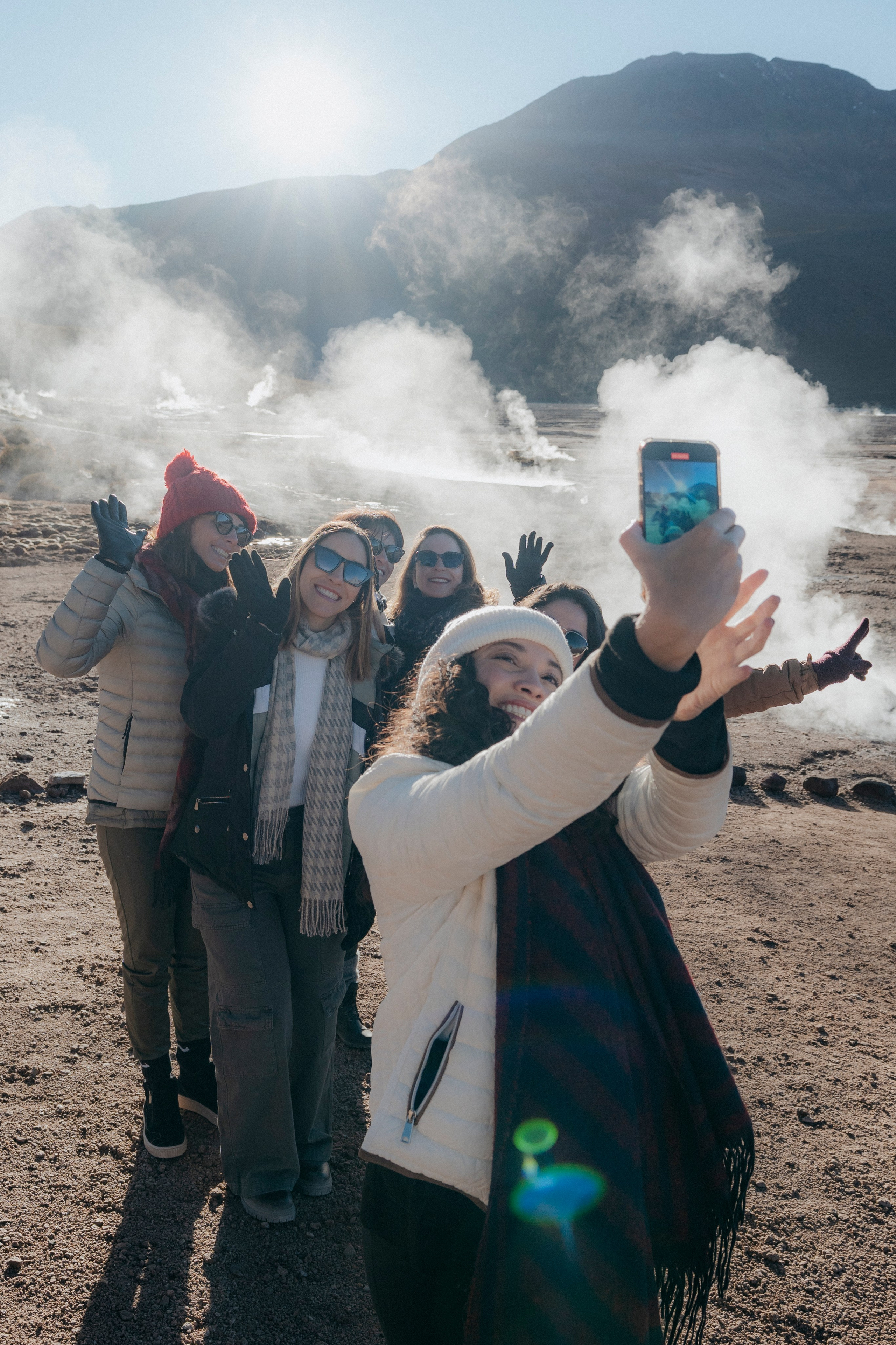 Cobertura de passeio — Geyser el Tatio. Fotógrafo em San Pedro de Atacama