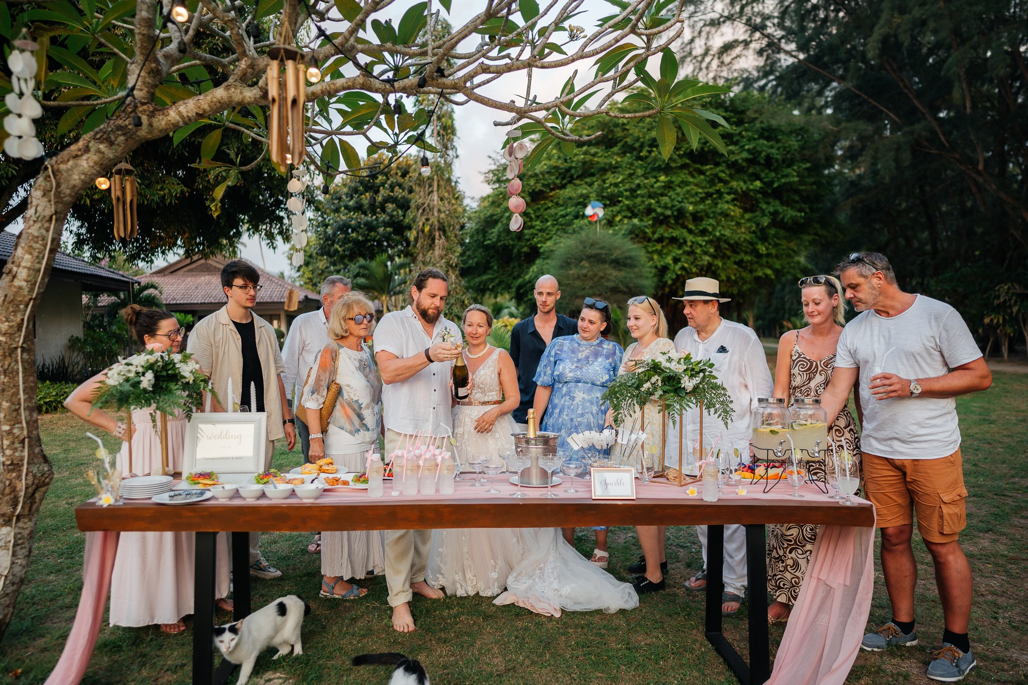 Family and Friends Beach Wedding in Koh Samui, Thailand