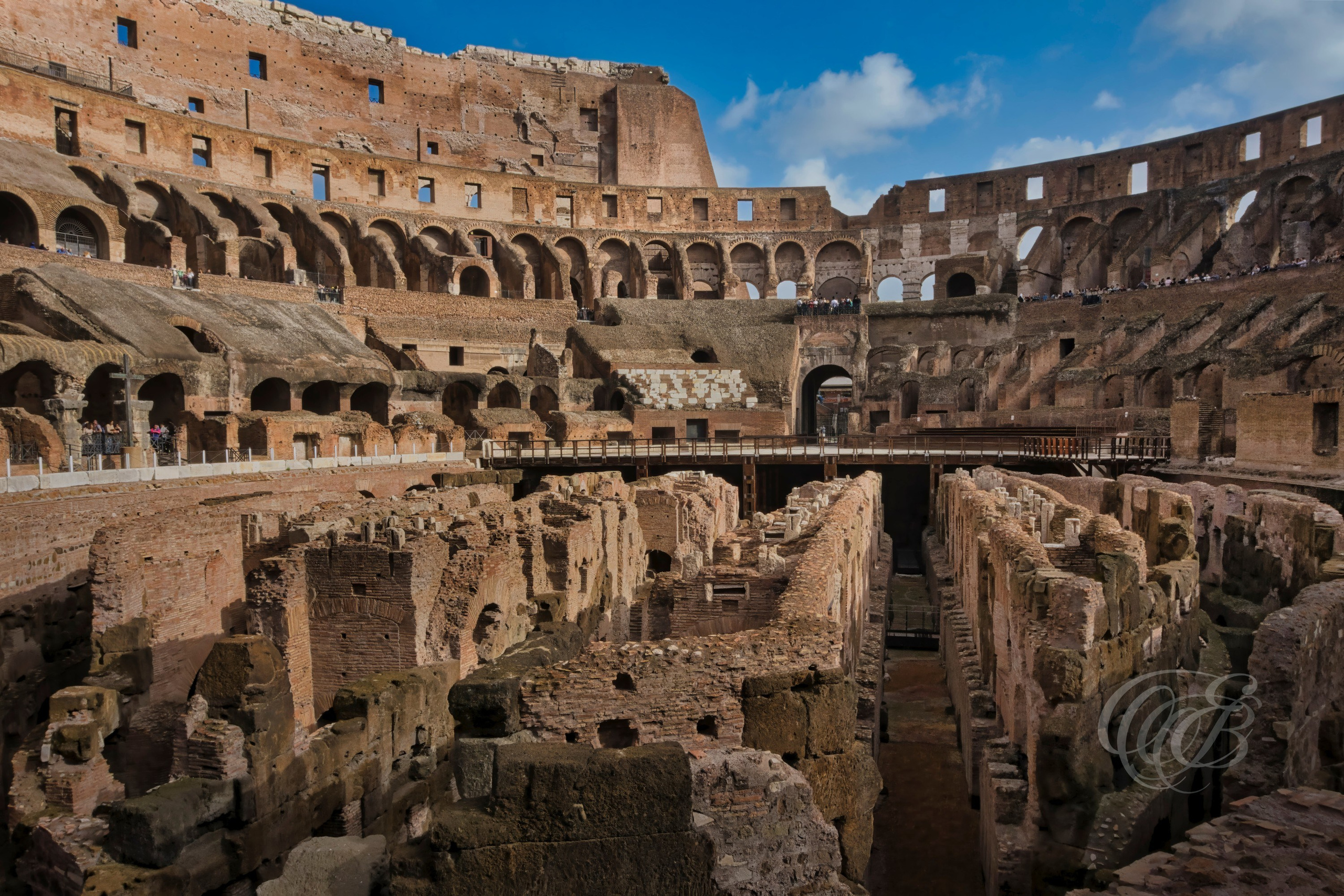 Rome, Italy — The Colosseum at Sunset — Eduardo Bartoli Photography — Sunset view of the Colosseum, ancient Roman amphitheater built between AD 70 and 80 under Emperors Vespasian and Titus, historic landmark of the Roman Empire in Rome, Italy — Rome, Italy — The Colosseum at Sunset — Eduardo Bartoli Photography.