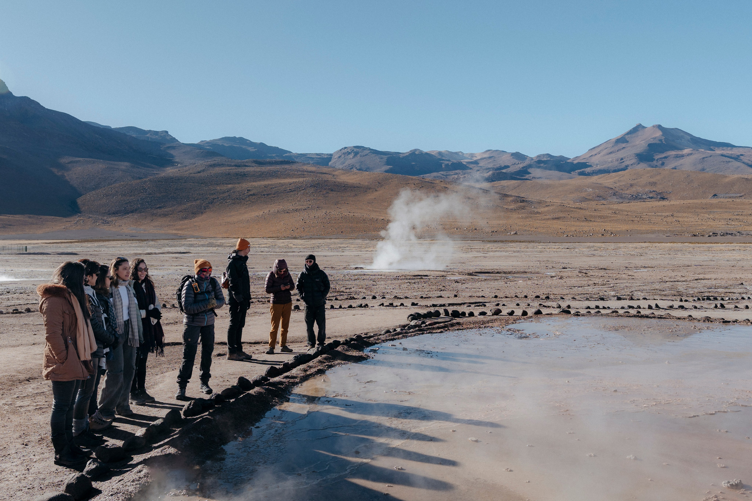Cobertura de passeio — Geyser el Tatio. Fotógrafo em San Pedro de Atacama