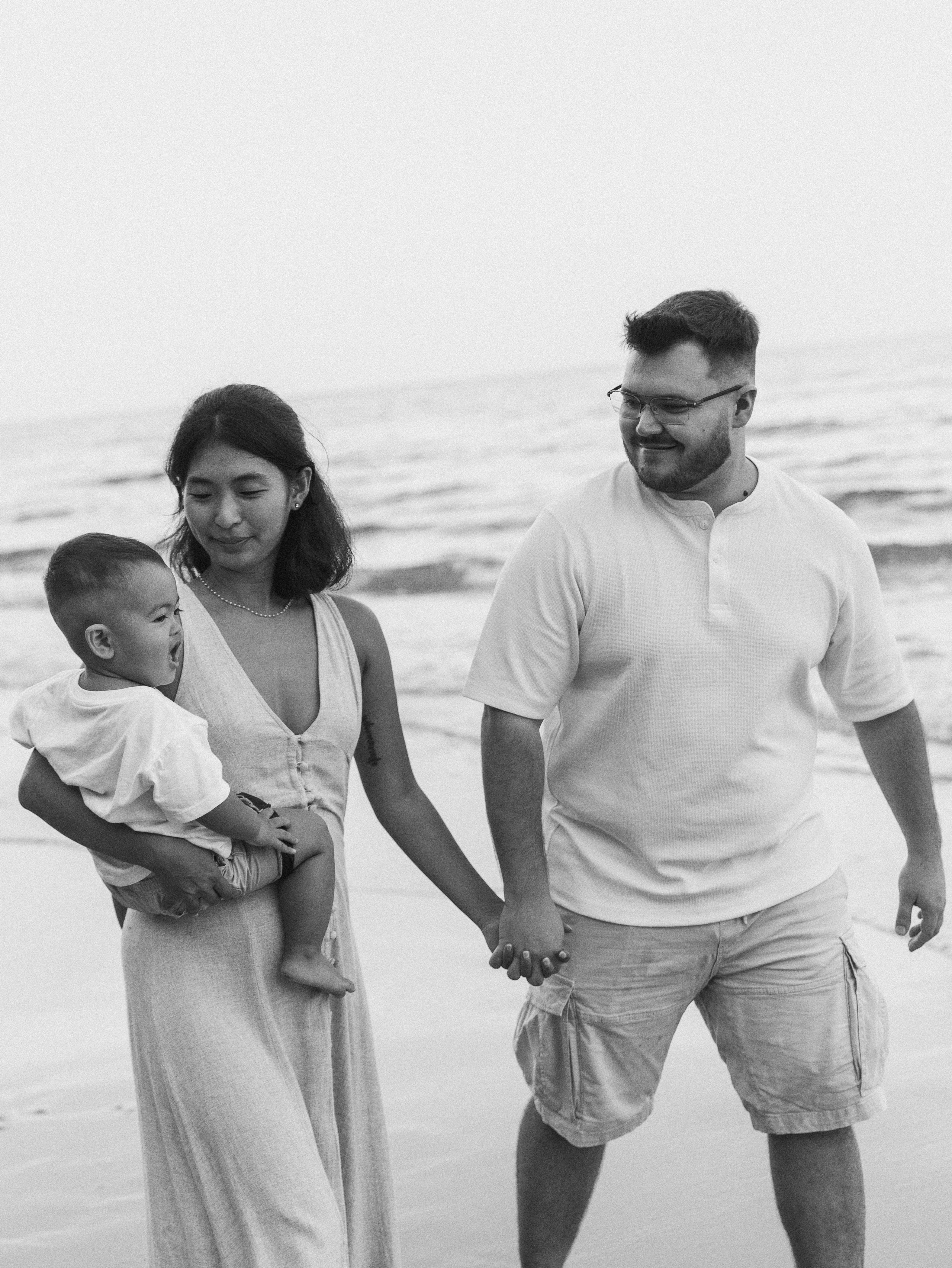 At the beach. Family and wedding photographer in Bangkok, Thailand