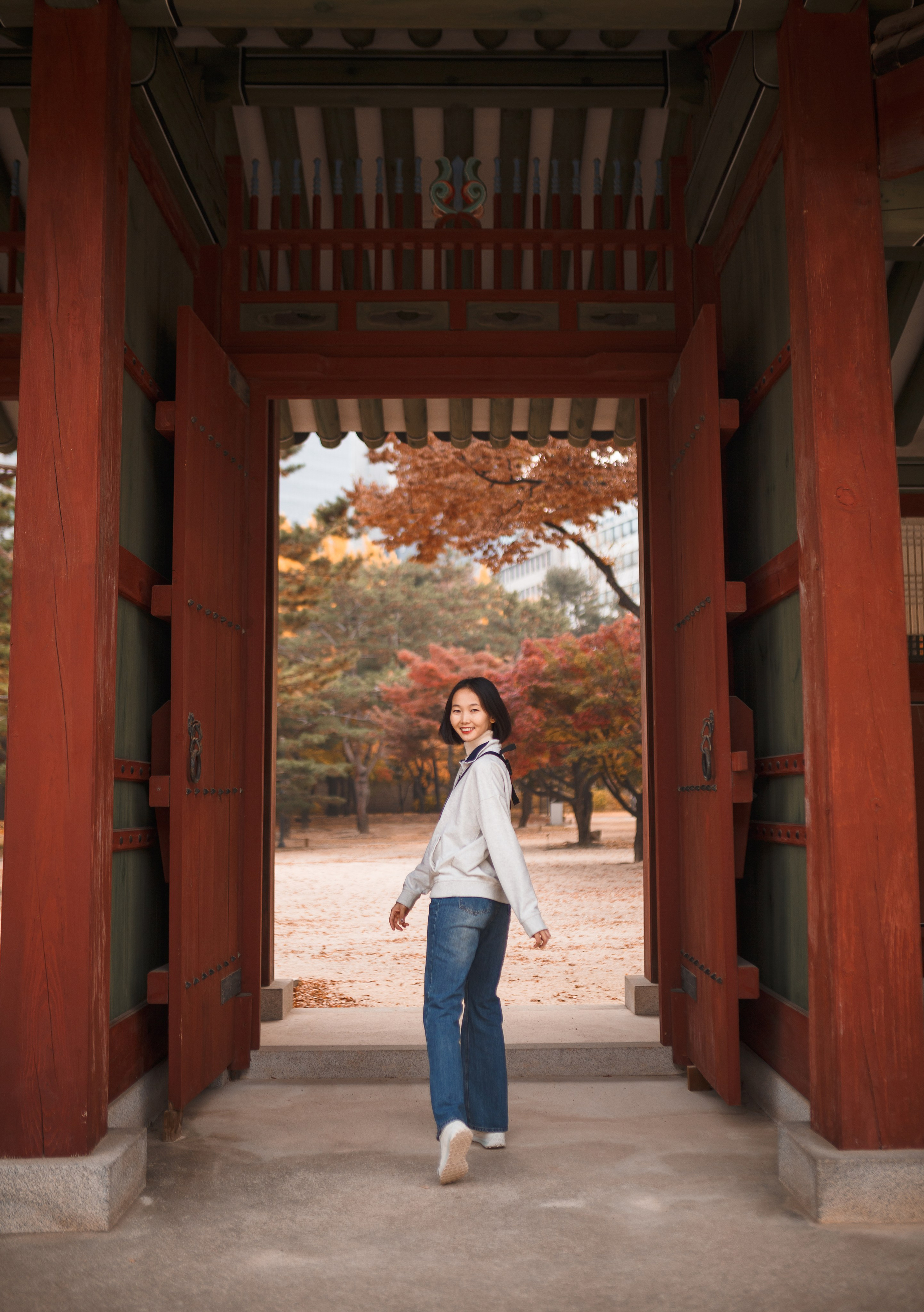 Юлия Deoksugung Palace. Портретный фотограф в Южной Корее Ольга Лян