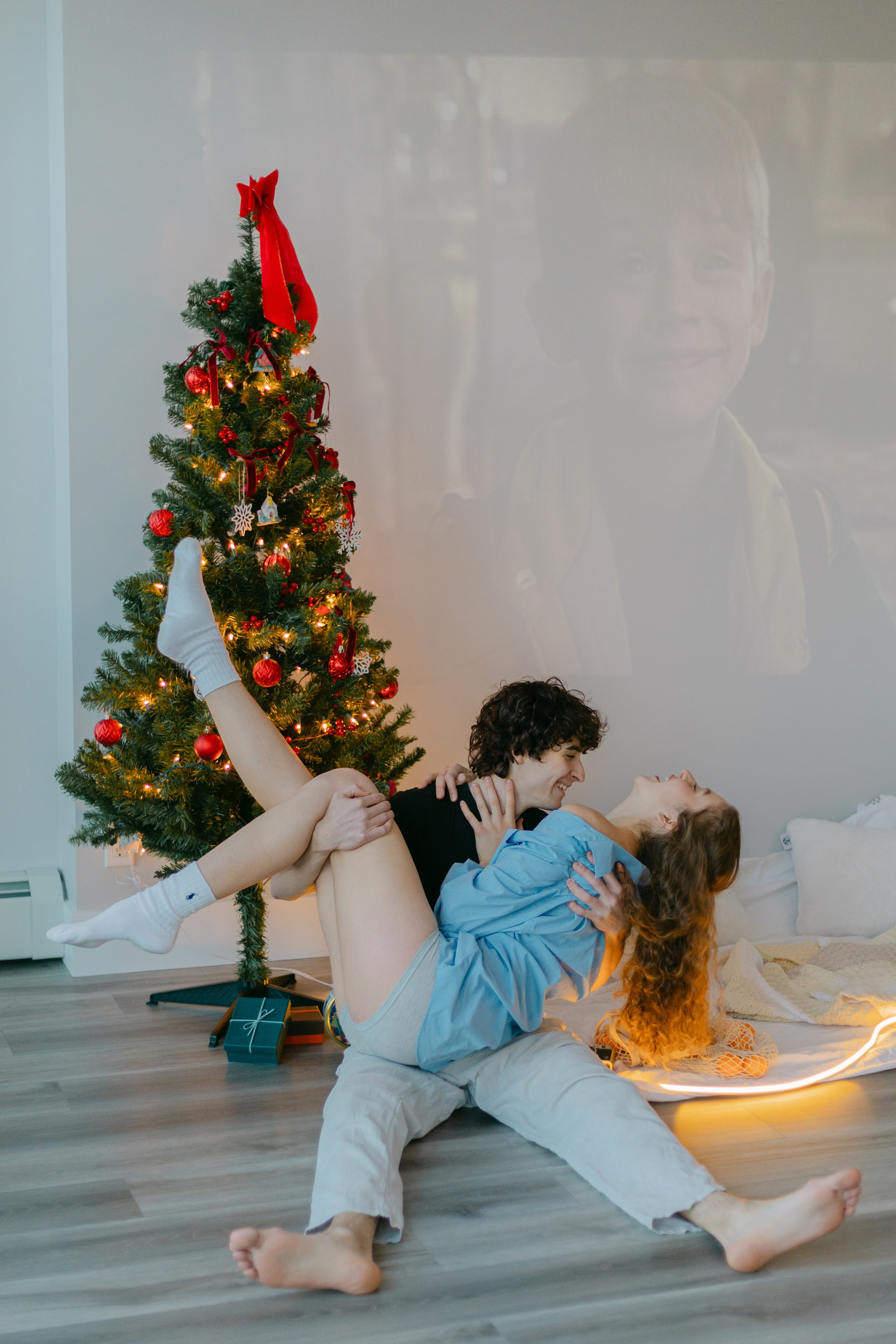 Christmas magic together. Photographer Elvira Hryshchenko