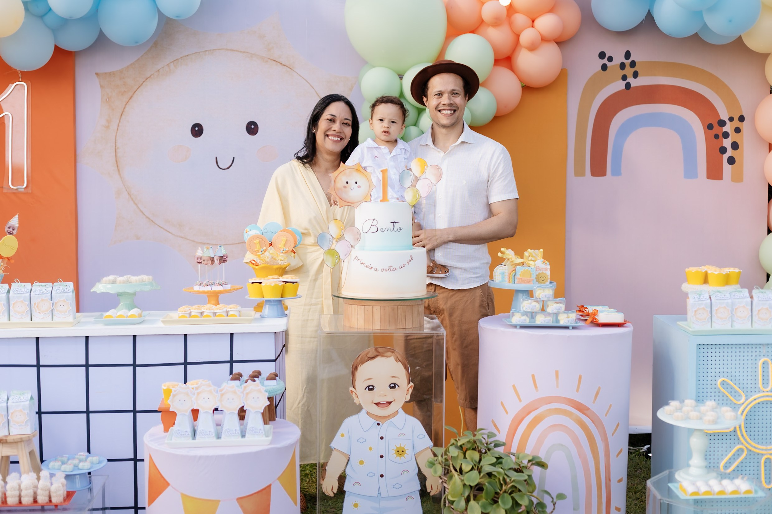 Bento 1 ano • Festa infantil em A Casa com Jardim | Fotografia de Família em Brasília e Recife