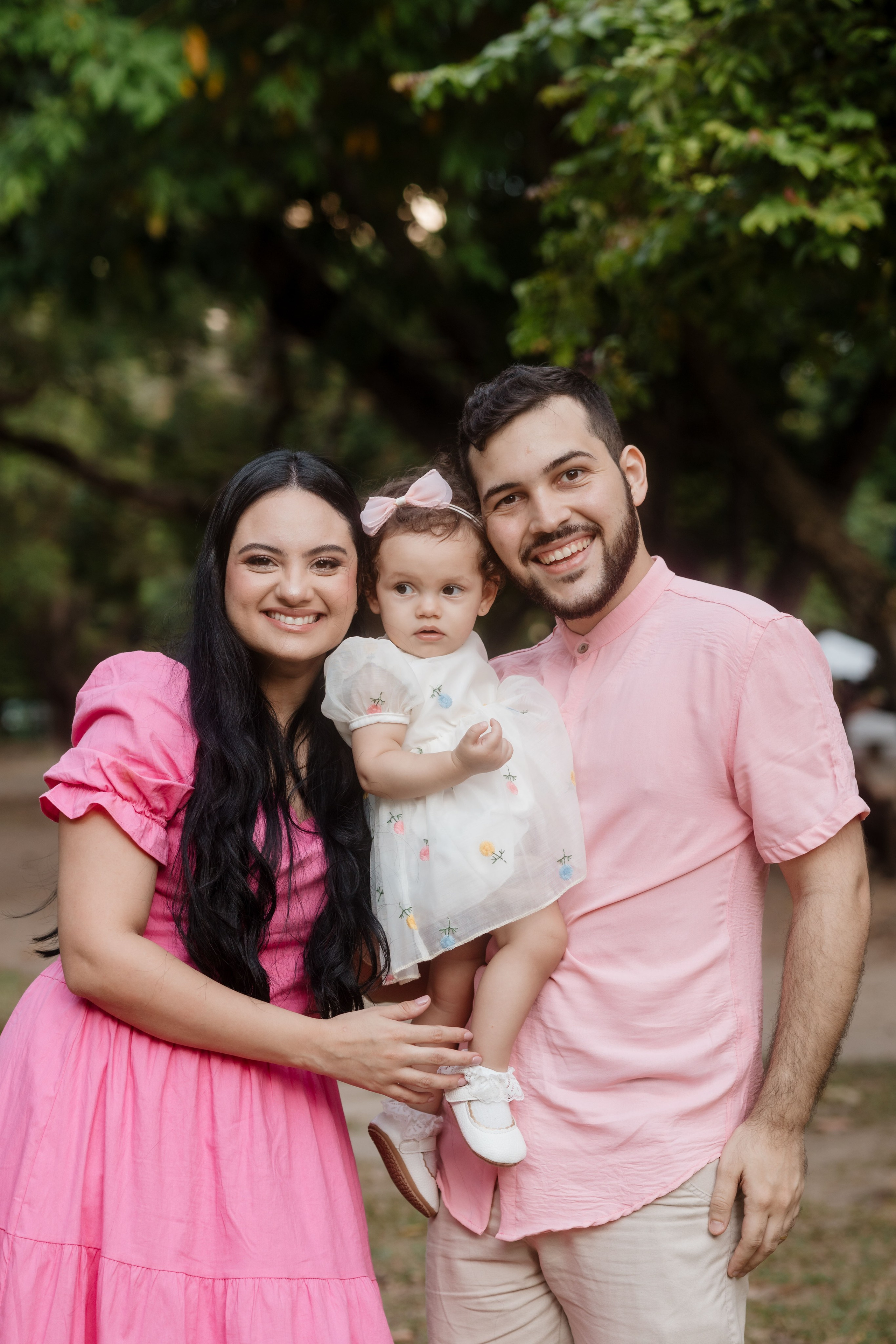 Ensaio família no Parque da Jaqueira no aniversário de 1 ano da Helena