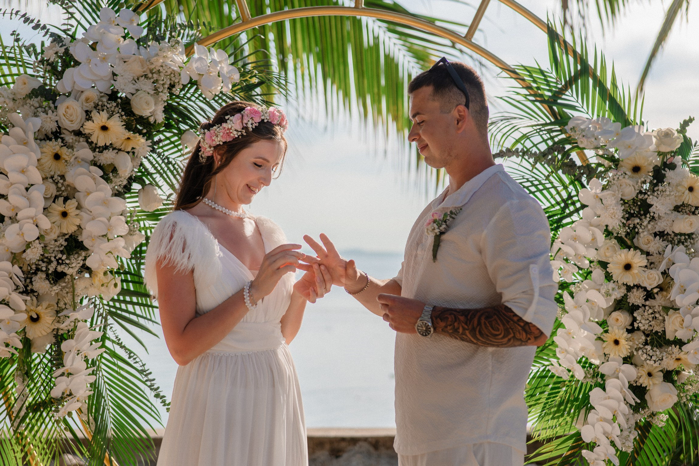 Wedding on the Beach in Koh Samui, Thailand | Tropical Destination Wedding