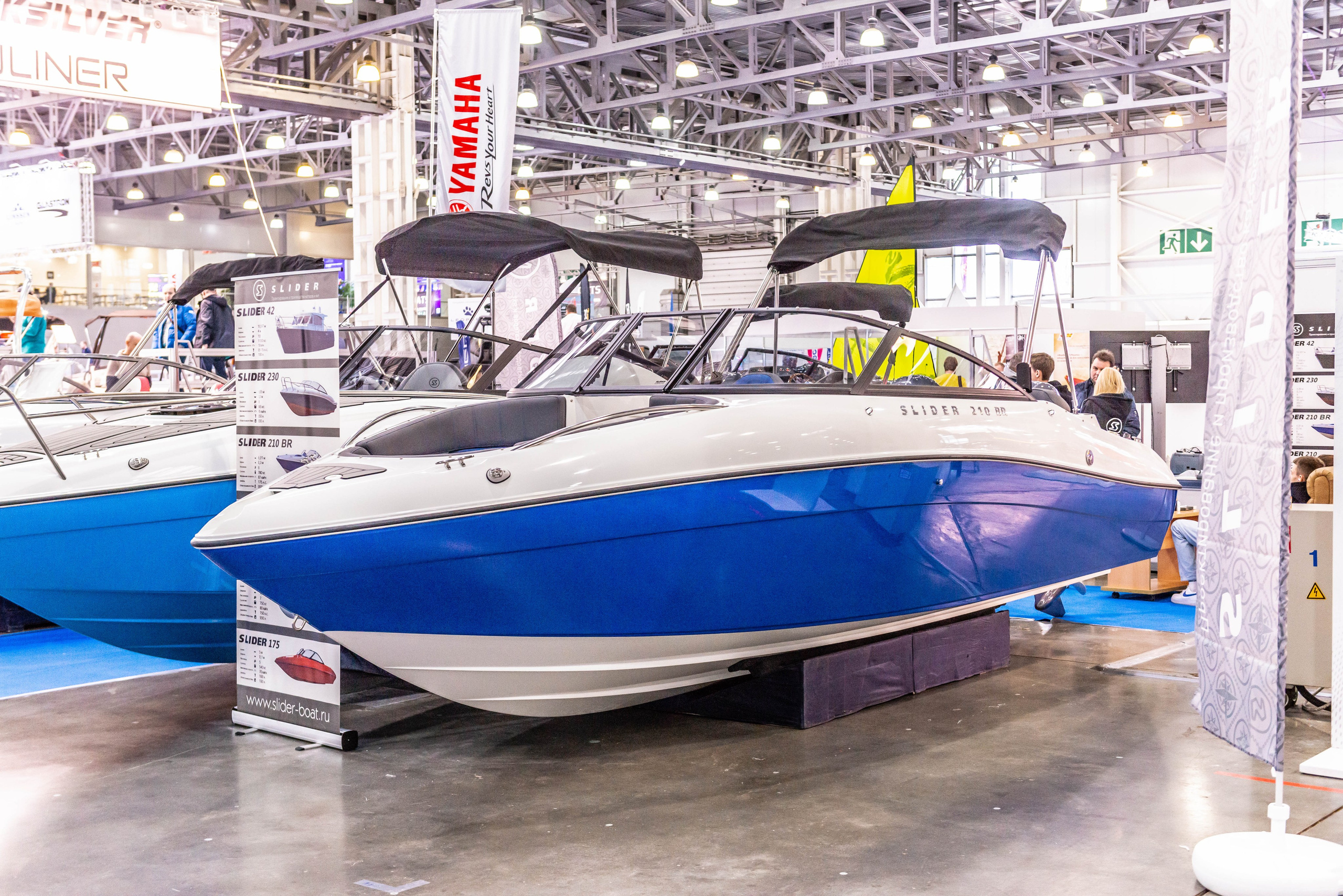 Фотосъемка лодок на Moscow Boat Show 2022. PHOTOGRAPHER QUINTANA ROO