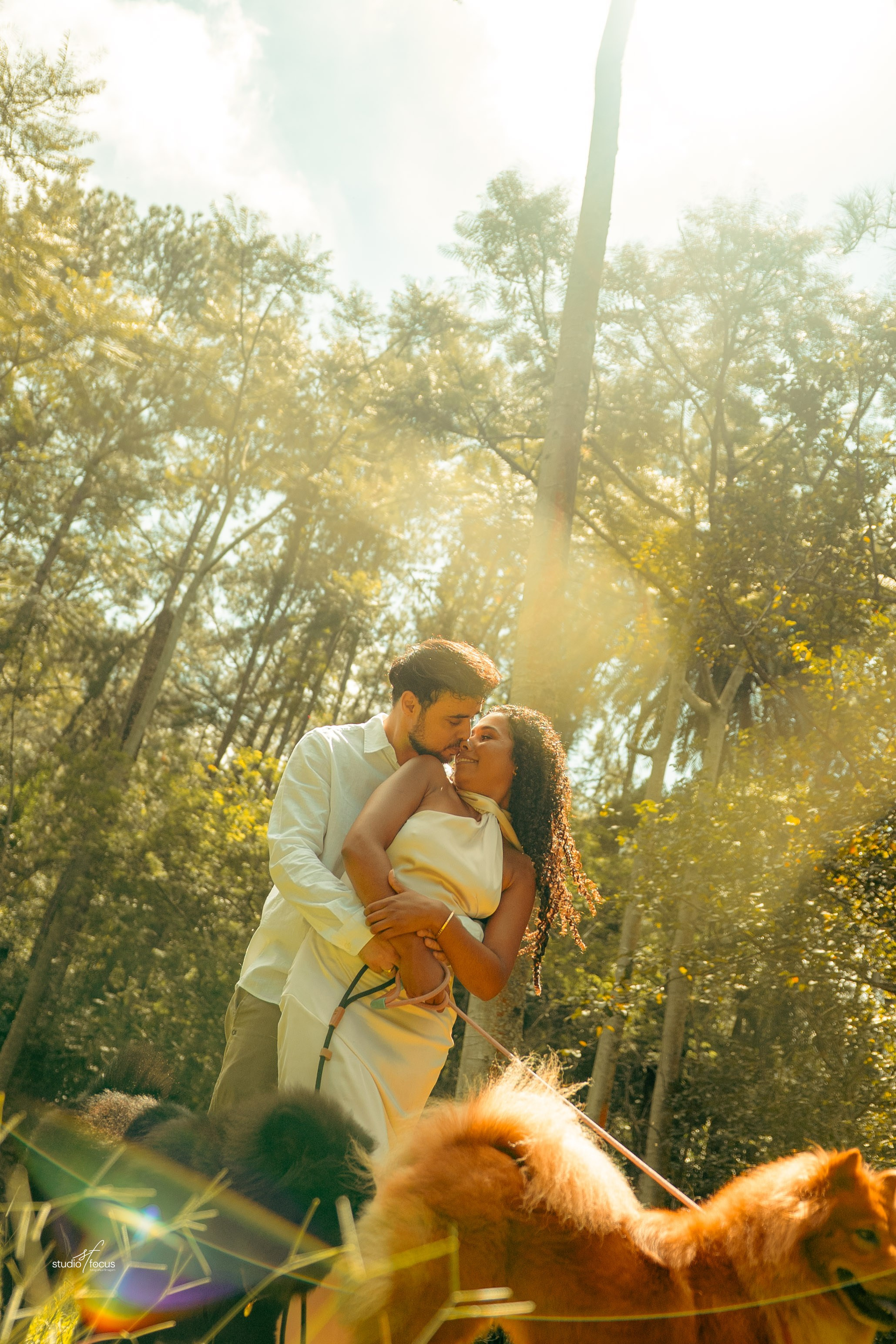 Pré-Wedding com pets. Studio Focus