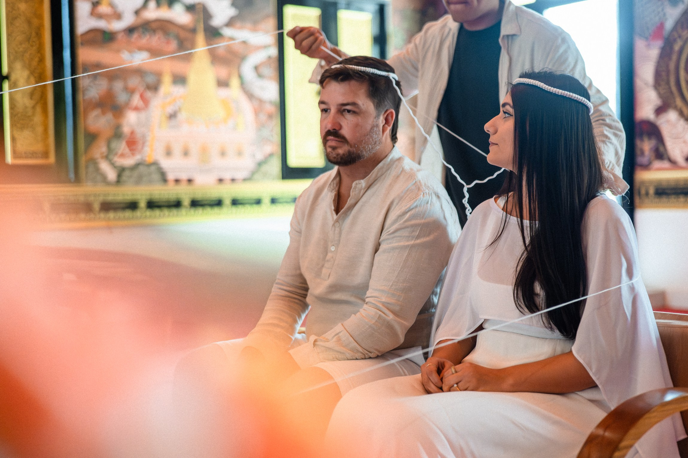 Sacred Buddhist Wedding Ceremony on Koh Samui, Thailand