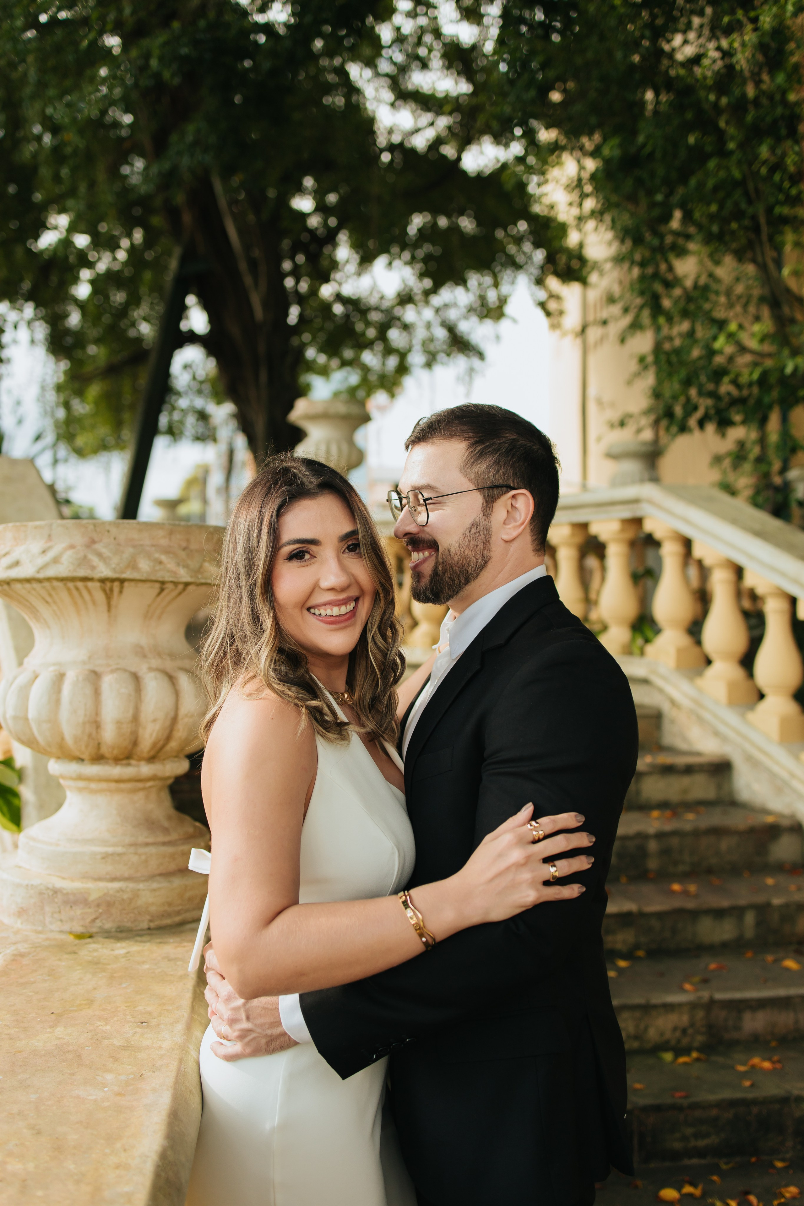 Karol e Rapha — Mirante Lúcia Almeida, Praça Jefferson Péres. Fotógrafo de Casamentos em Manaus — Leandro Santos