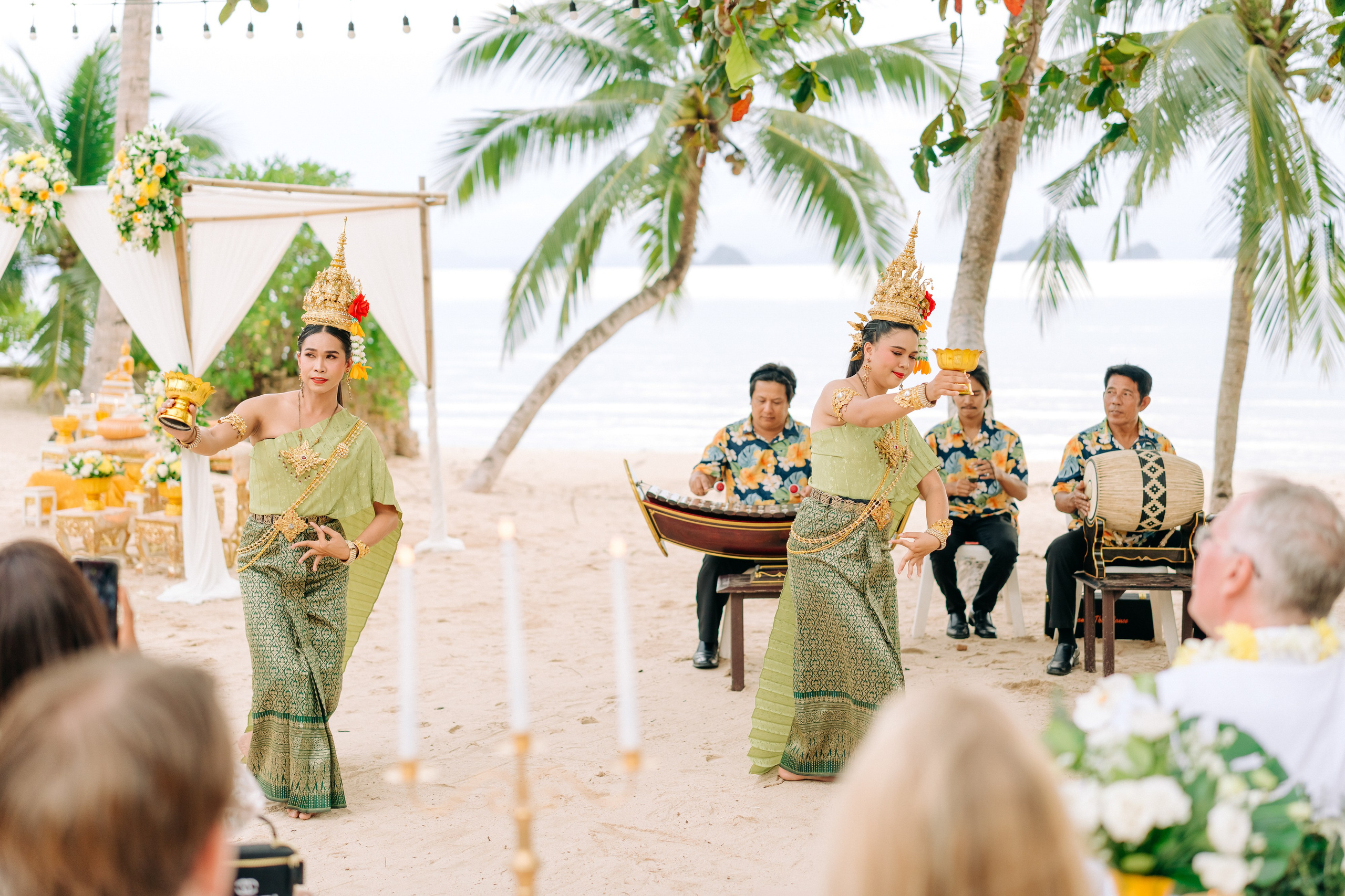 Sacred Buddhist Wedding Ceremony on Koh Samui Beach