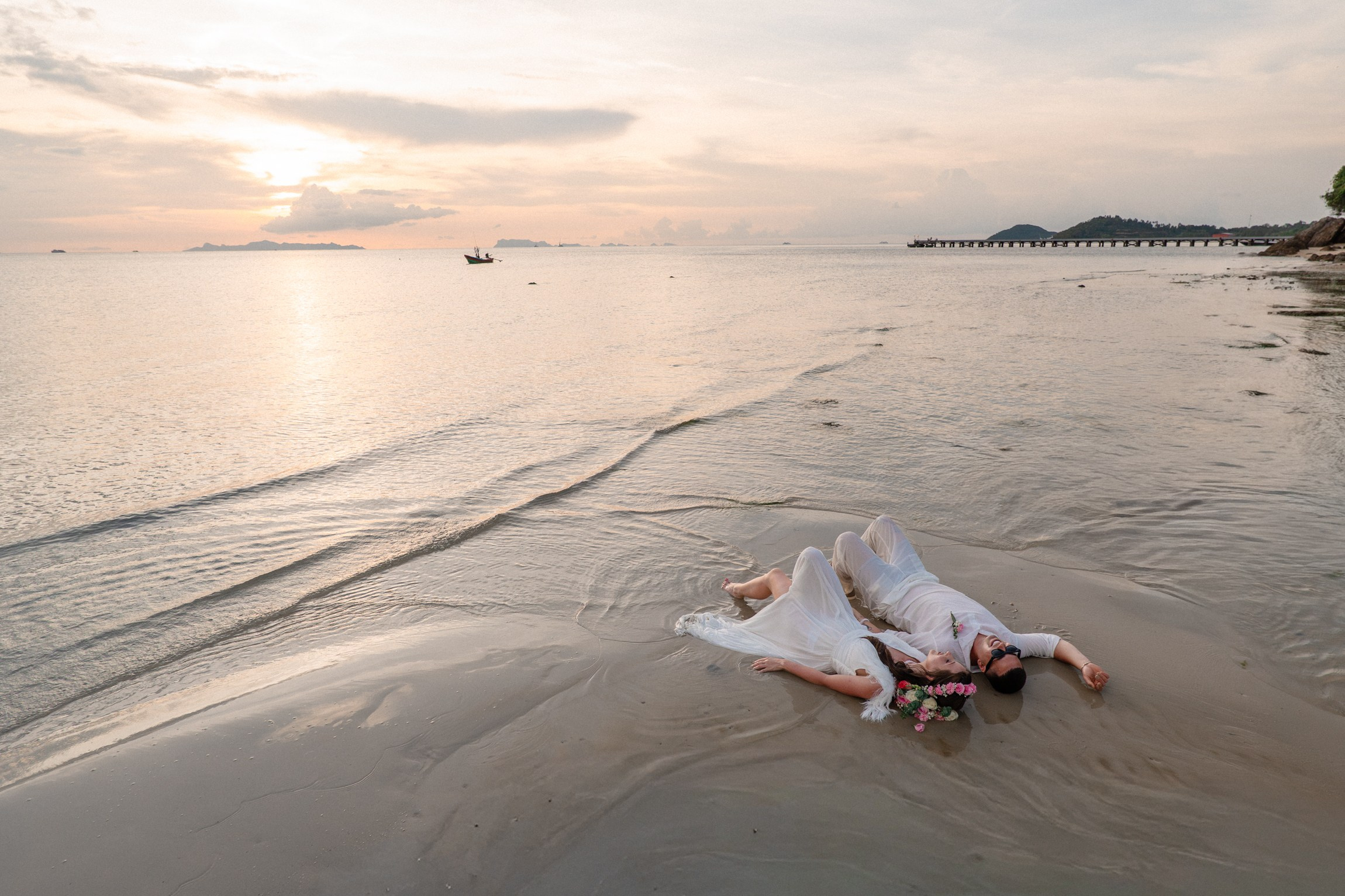 Wedding on the Beach in Koh Samui, Thailand | Tropical Destination Wedding
