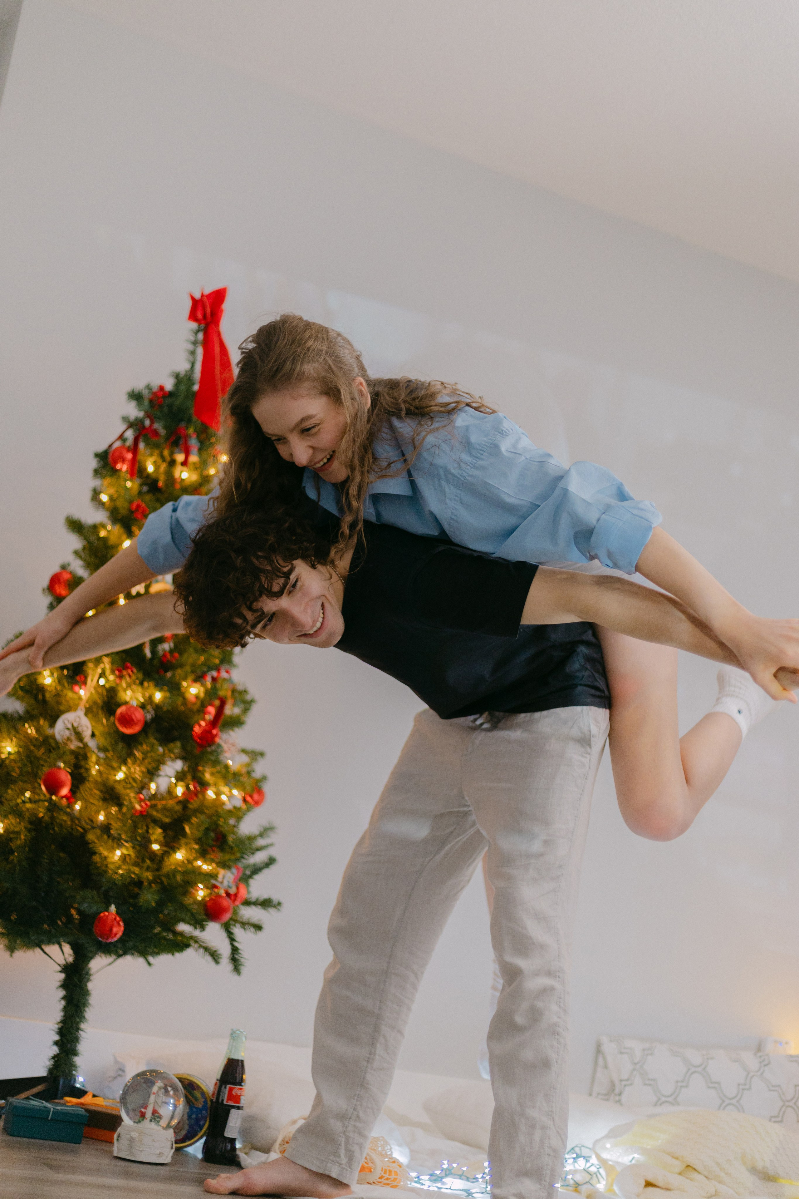 Christmas magic together. Photographer Elvira Hryshchenko